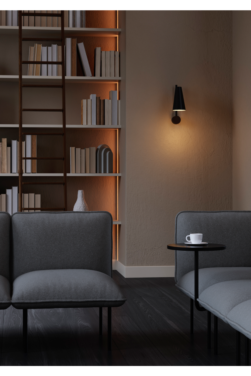 Conical Plated Wall Lamp | WOUD Cono、mySite、neckold