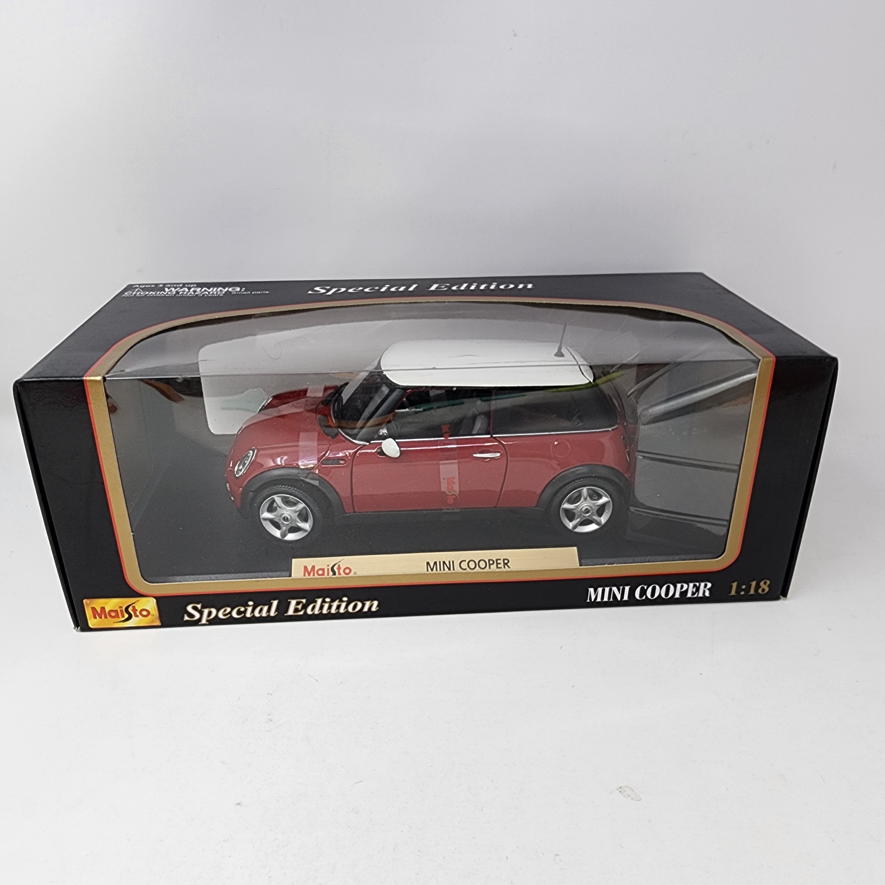 Mini Cooper * RED * Maisto Special Edition 1/18 Scale、mySite、hgirdovlk