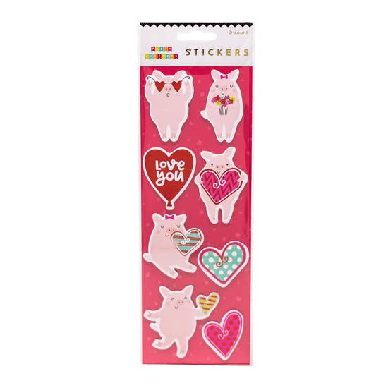 Pink Pig Iron On Patches, Stickers and Party Picks, Cutest, Happy Pink Pigs for Decoration!*、mySite、g9winljtr