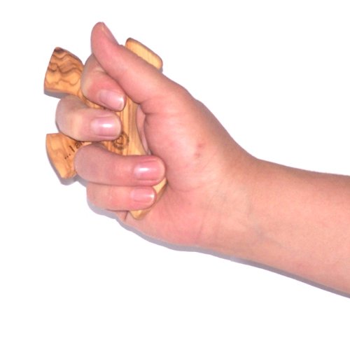 Olive wood Healing Cross - complete Package with Prayers and Certificate (4.5 x 3.6 inches) designed to sit in your hand perfectly. Healing Cross Trademark、mySite、topwebapps