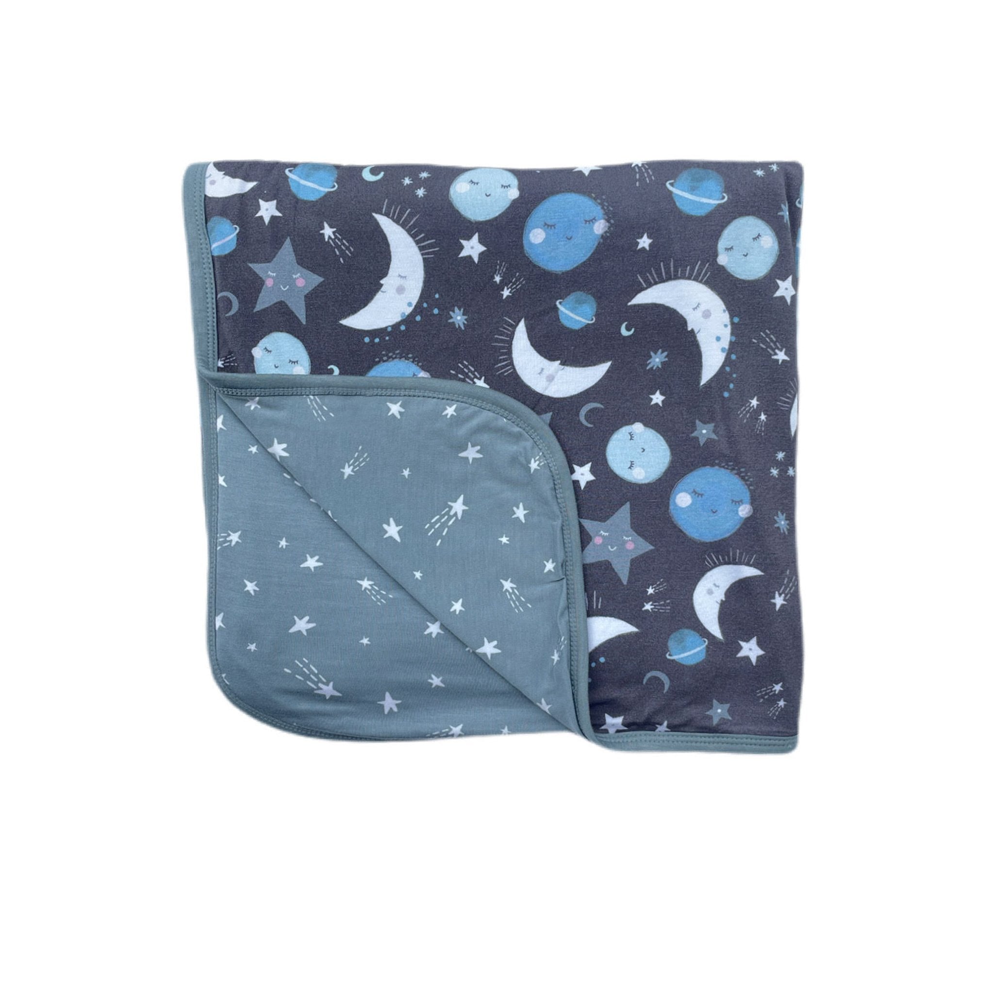 Blue To the Moon & Back Large Cloud Blanket®、mySite、g9winljtr