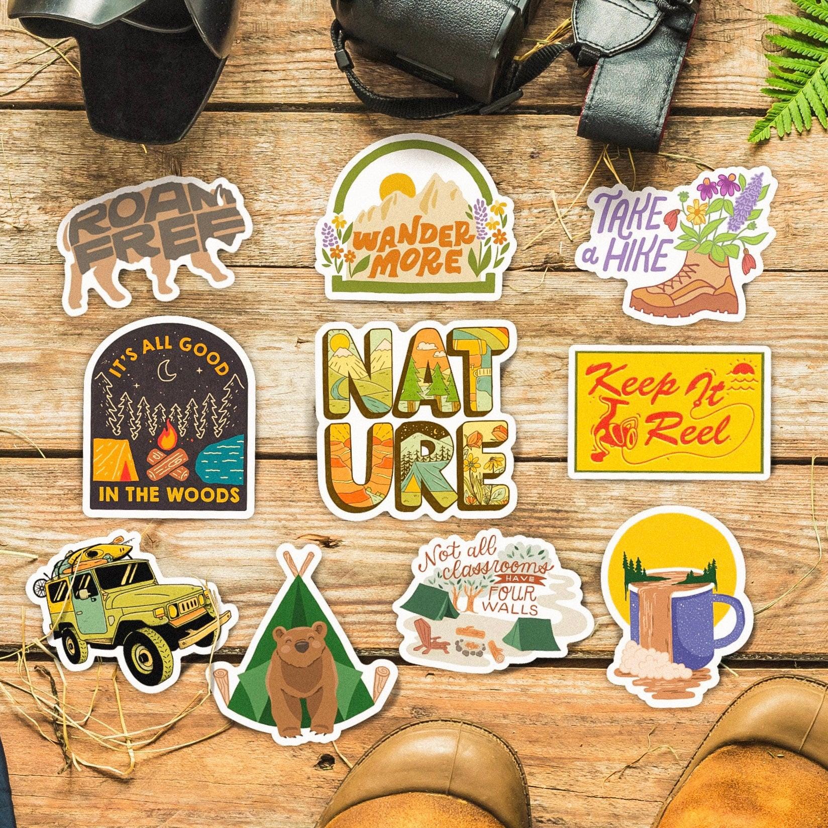  Nature And Outdoors Stickers 10 Pack、mySite、elrpsem3k