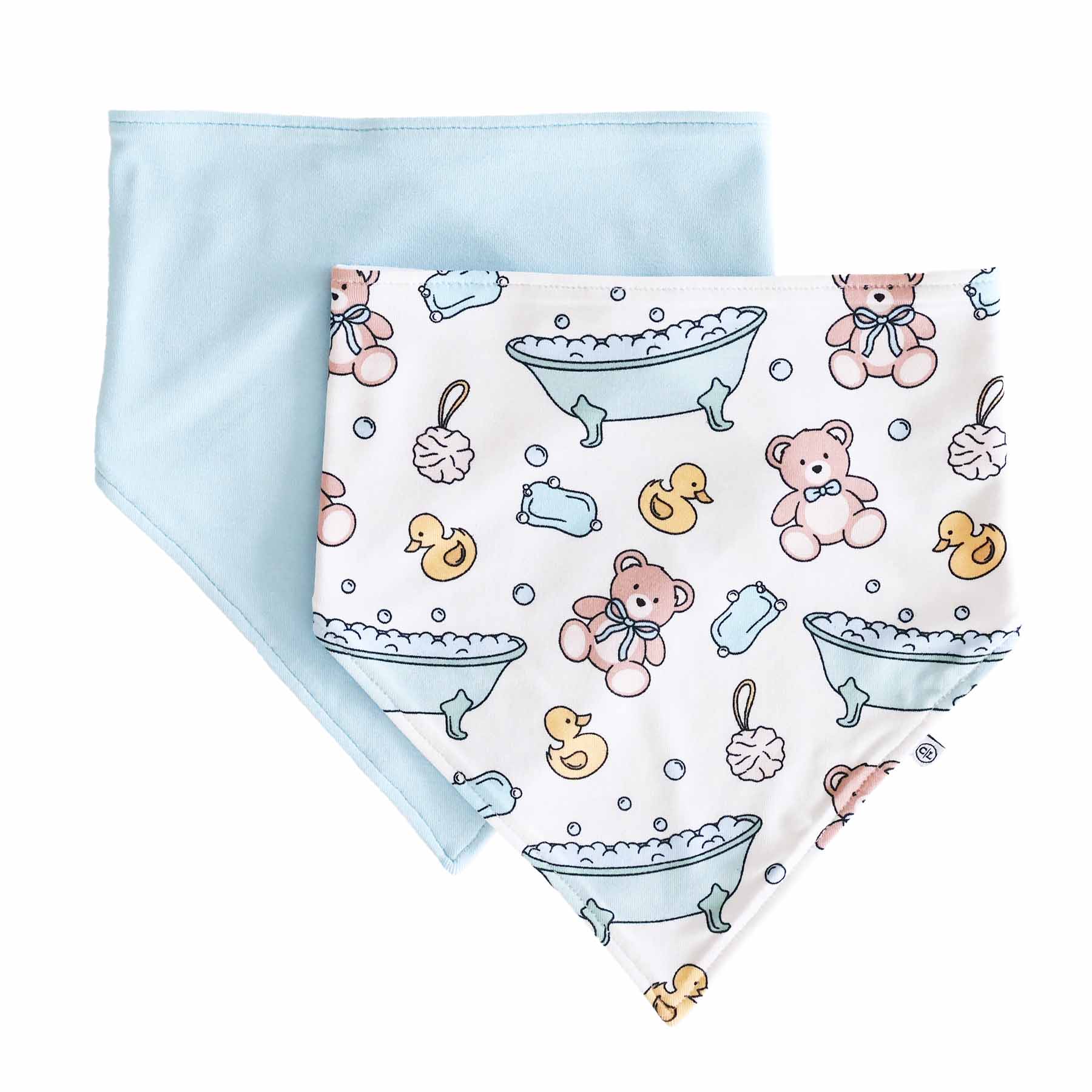  Bathtime Besties 2pc Bandana Bibs | Blue、mySite、layawaytickets