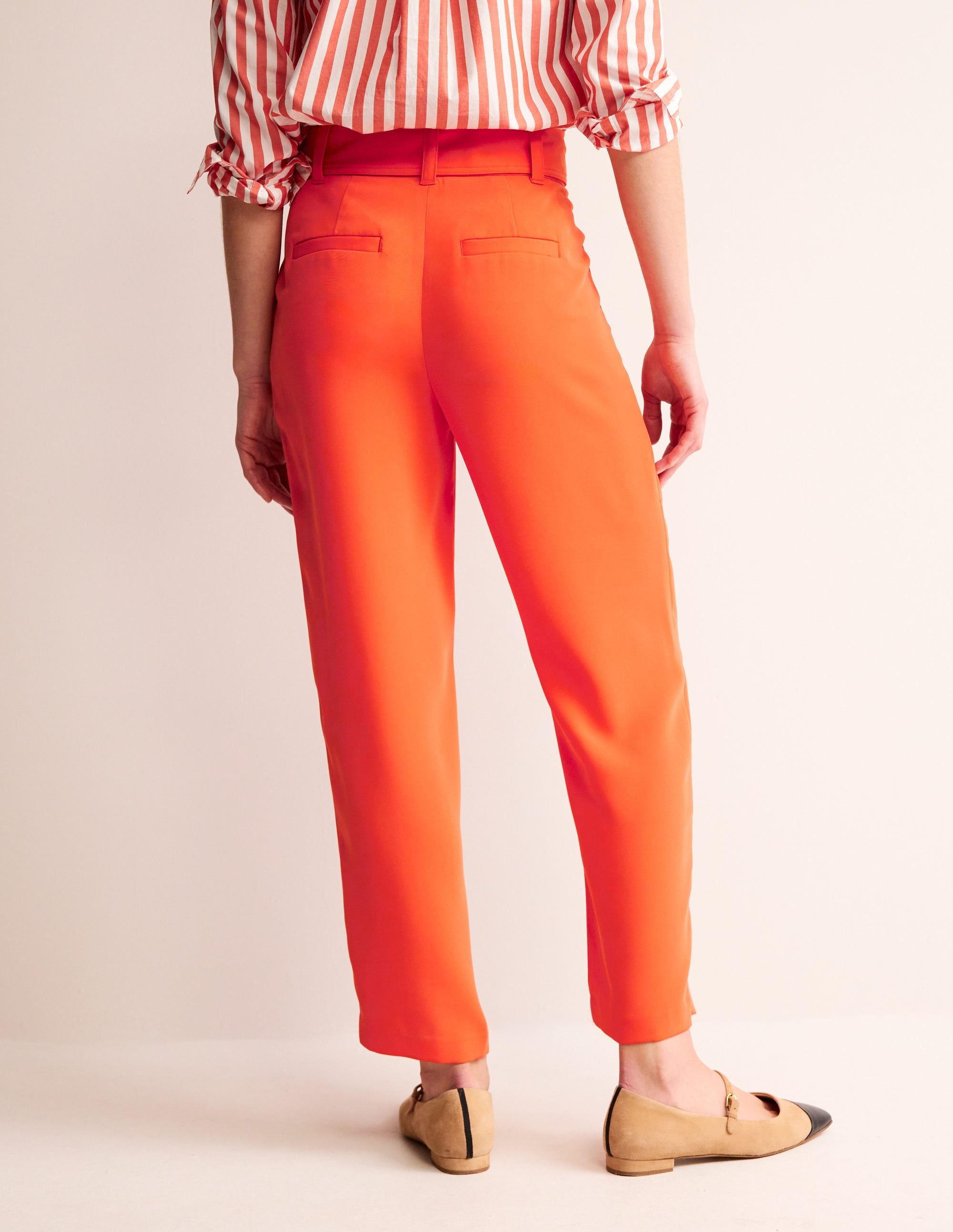  Tapered Tie Waist Trousers-Fiesta、mySite、ashleygrahame