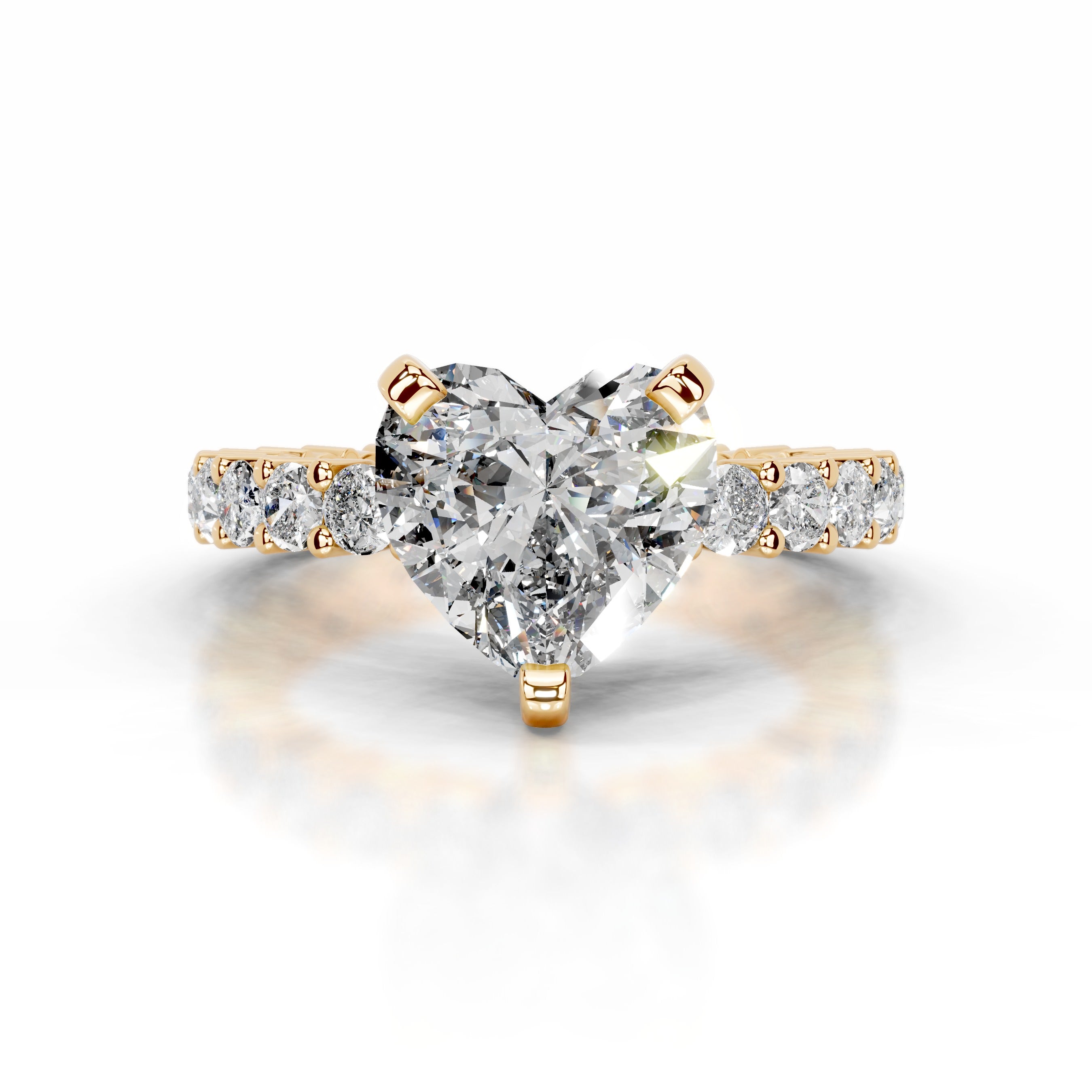 Jenna Diamond Engagement Ring - 18K Yellow Gold、mySite、hinf8tx79