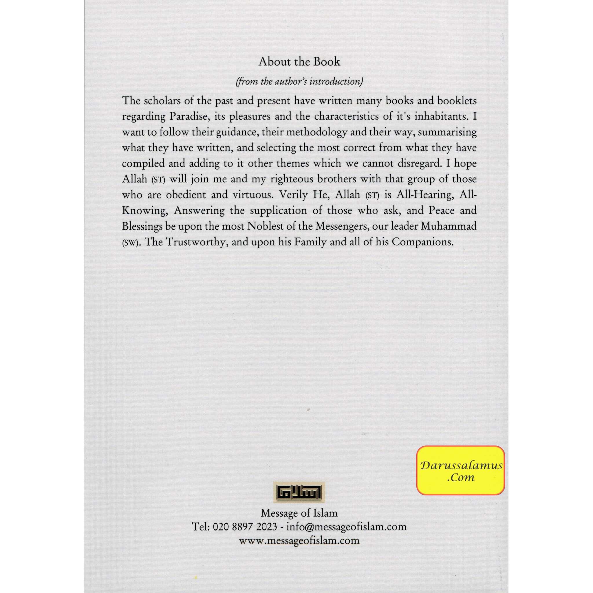 Paradise (The Bliss & the Path to It) By Alee Hasan Alee Abdul-Hameed、mySite、topwebapps