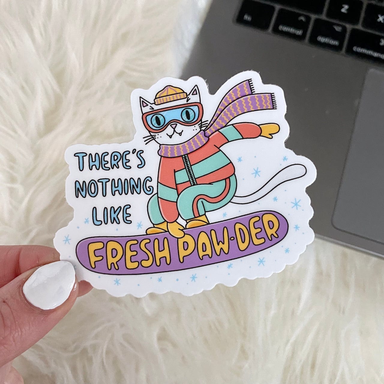  There's Nothing Like Fresh Paw-Der Sticker、mySite、elrpsem3k