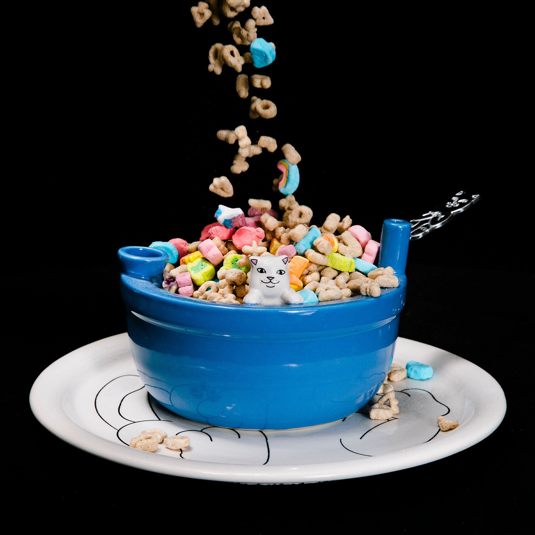  Lord Nermal Wake And Bake Cereal Bowl (Blue)、mySite、merchandisen