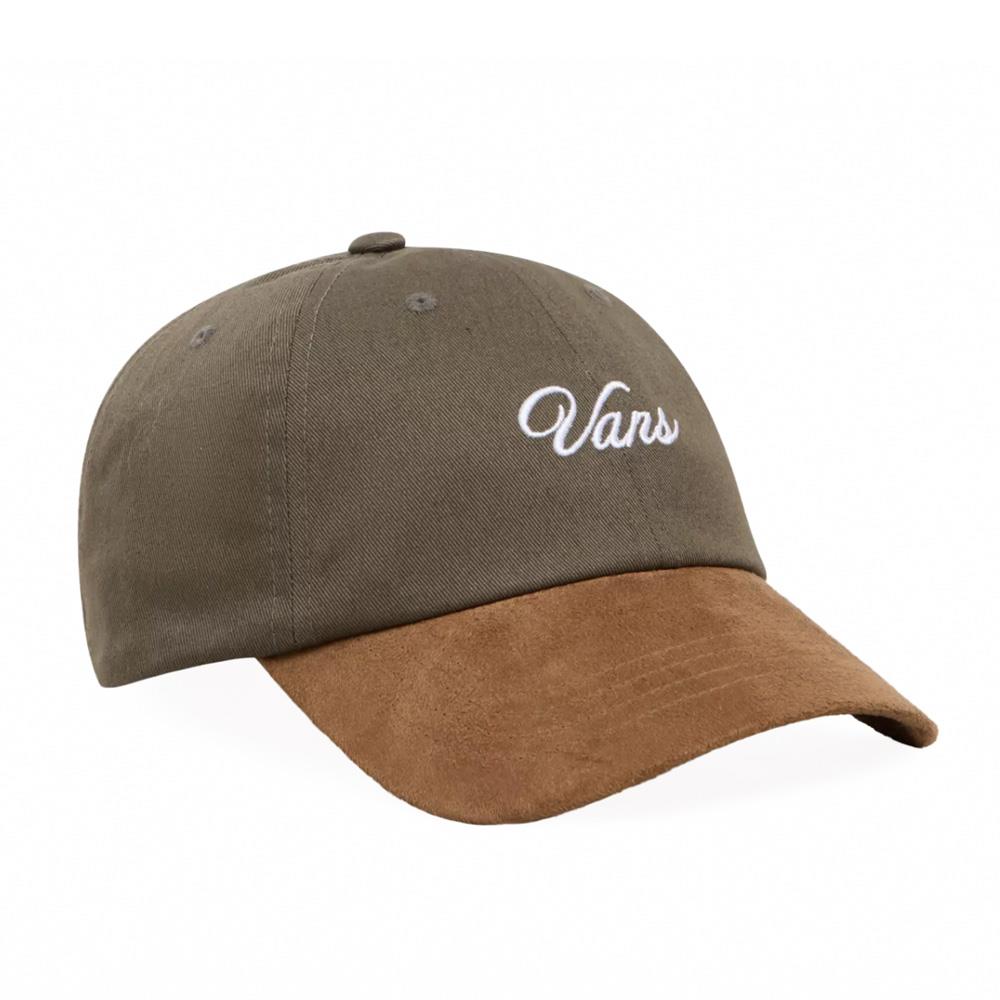  Vans Script Curved Bill Cap - Loden Green、mySite、merchandisen