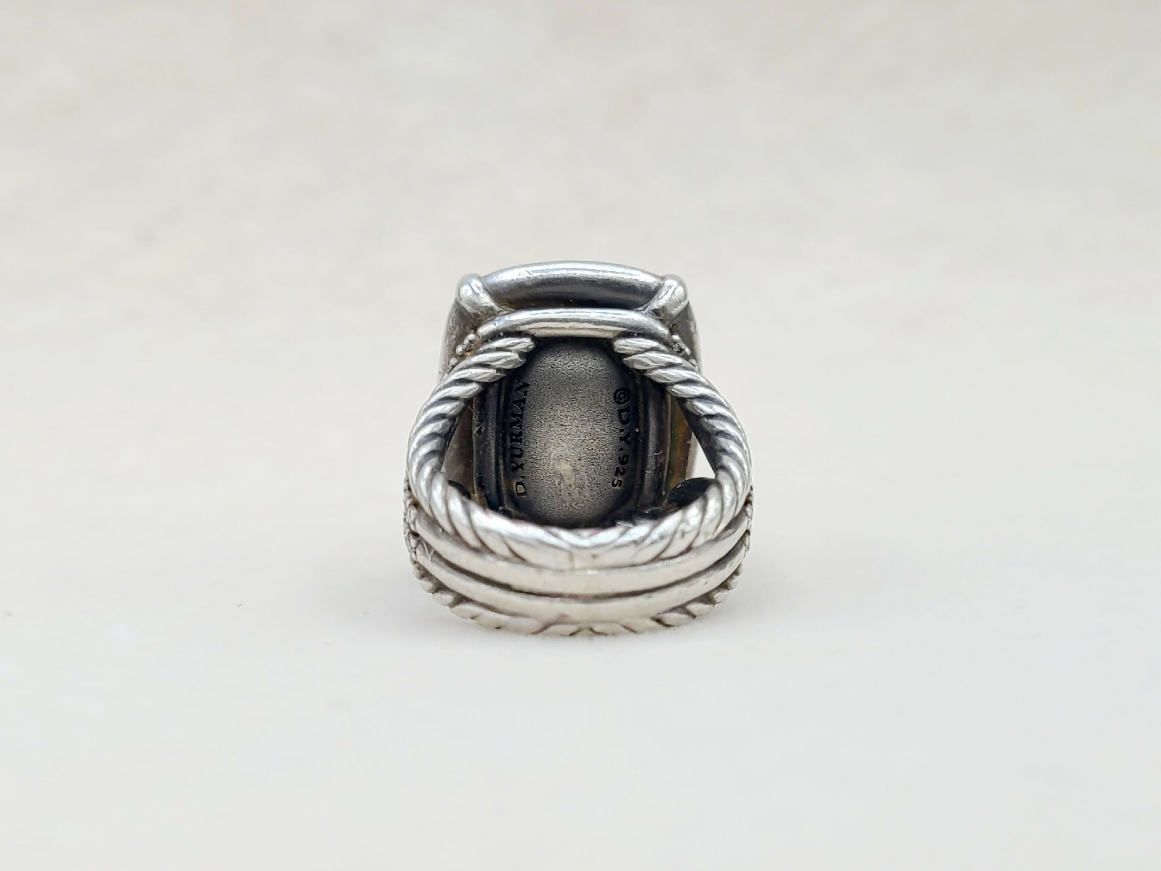 David Yurman Chatelaine Elongated Ring Amethyst & Diamonds、mySite、hinf8tx79