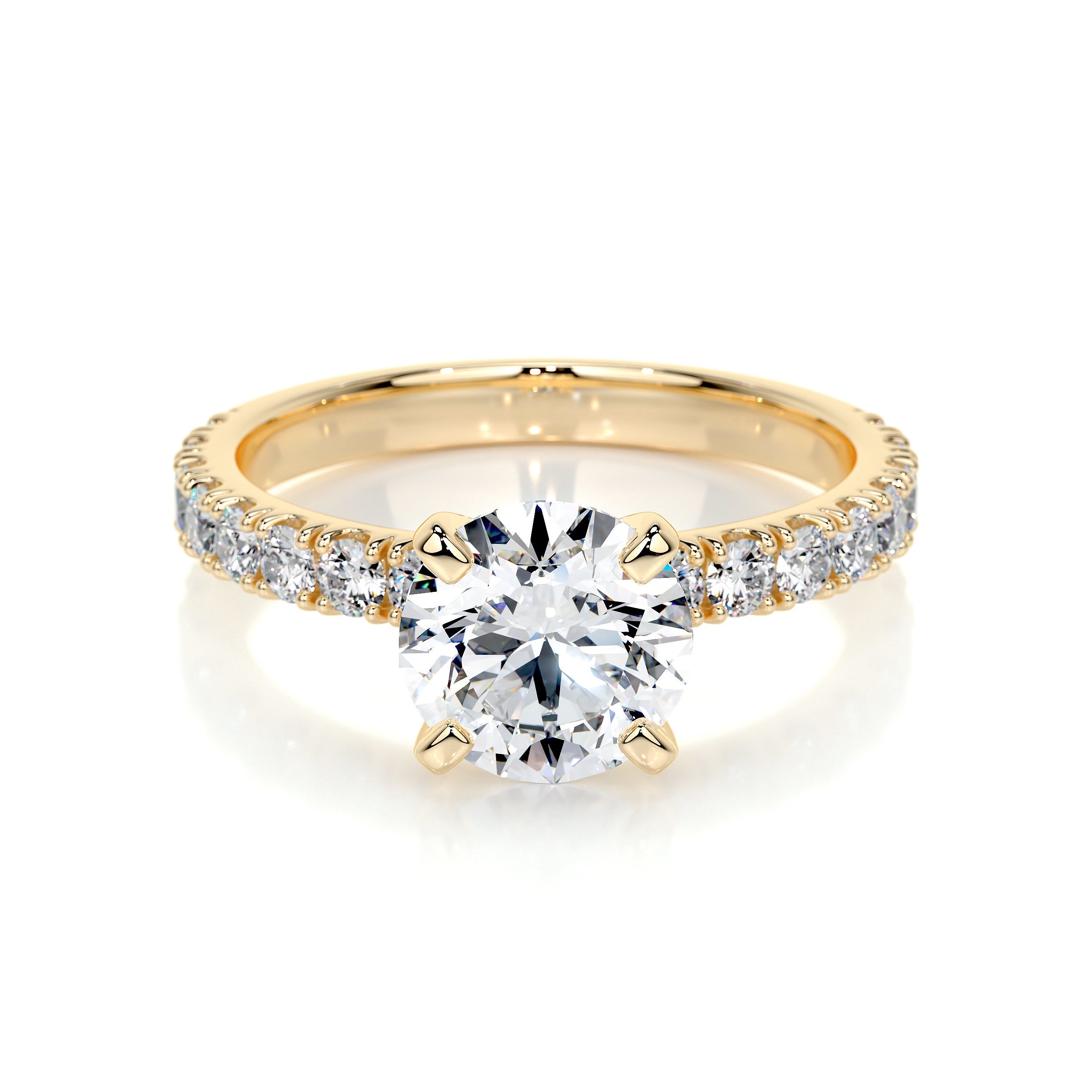 Alison Lab Grown Diamond Ring -18K Yellow Gold、mySite、hinf8tx79