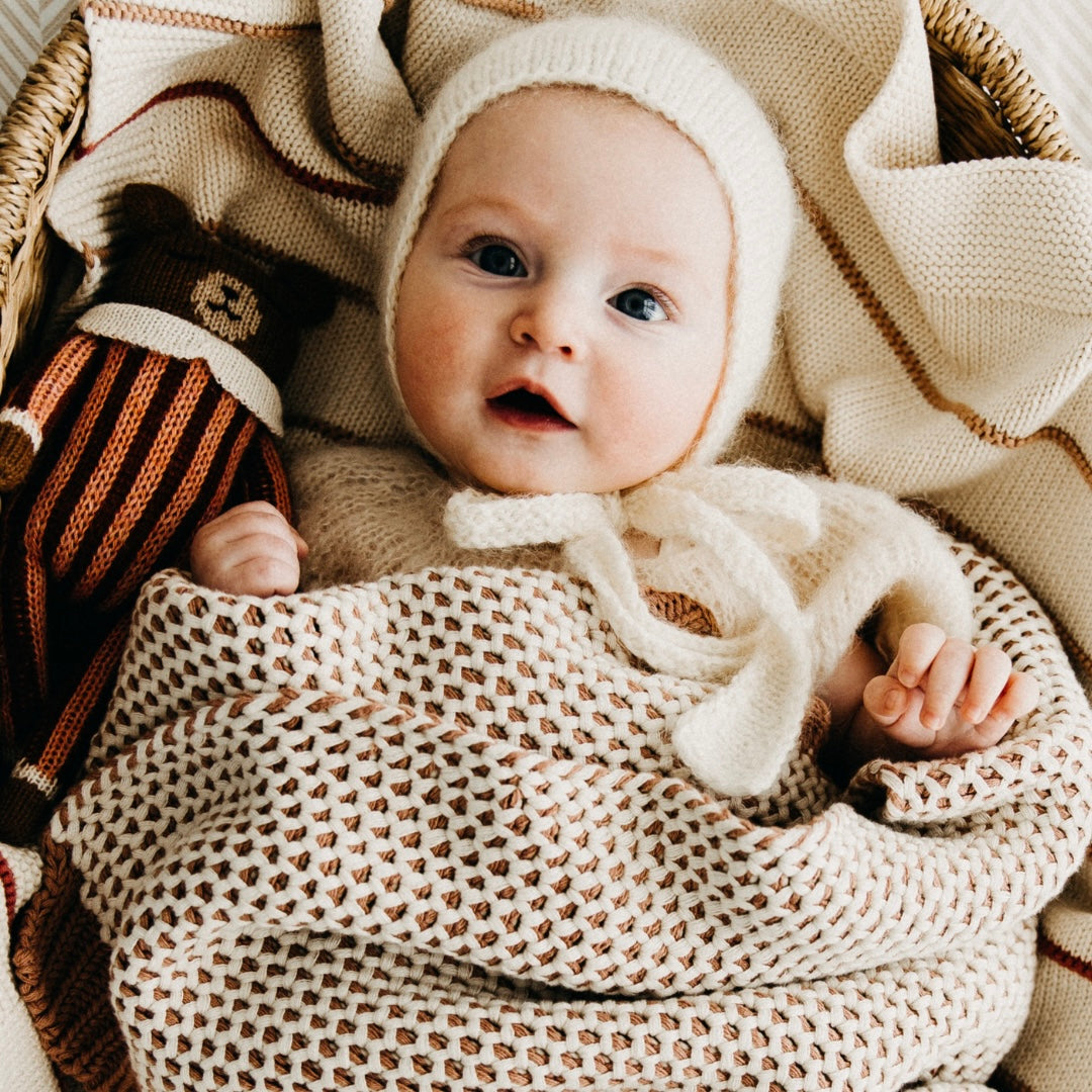  DH Honeycomb Blush Baby Blanket、mySite、elrpsem3k