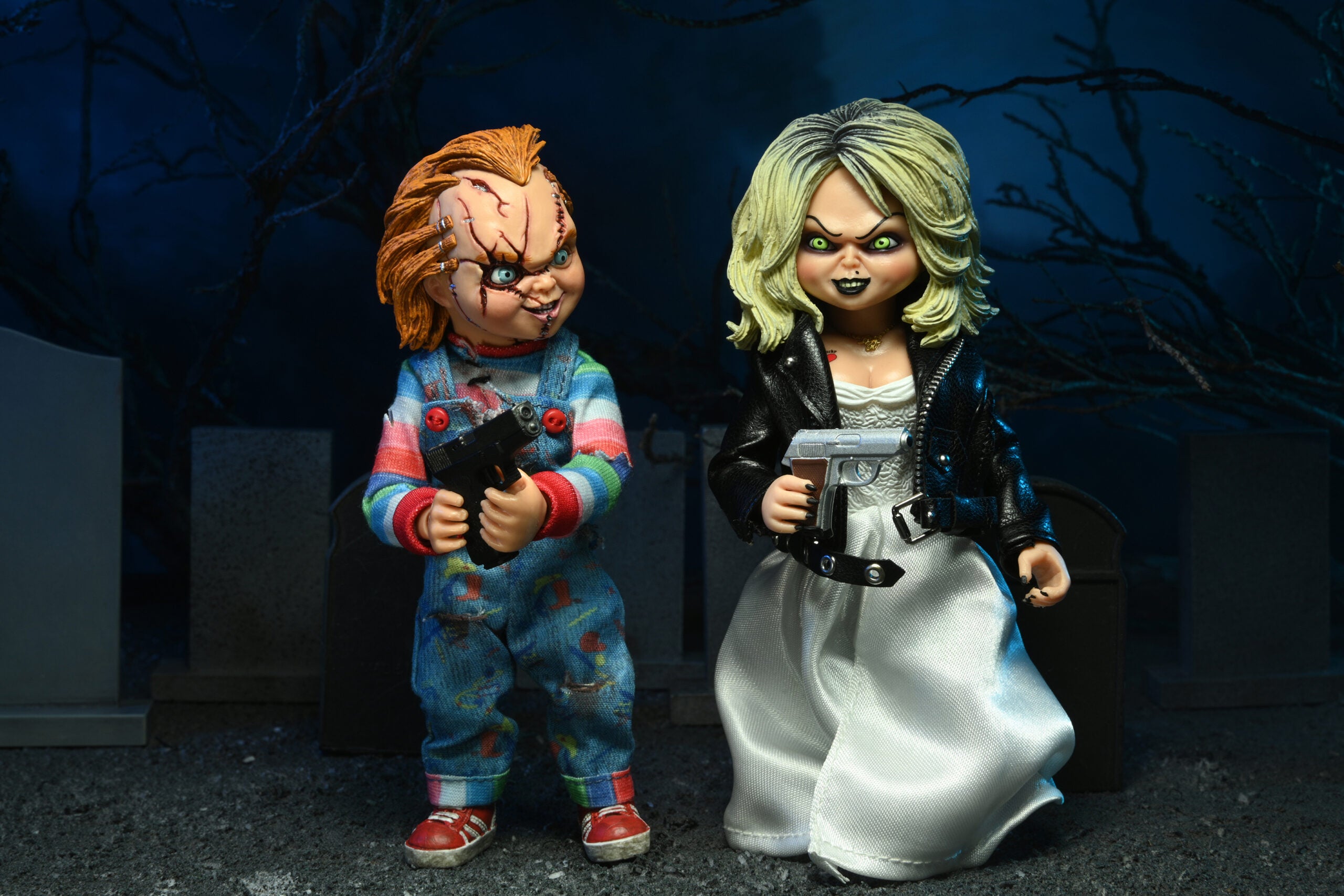 NECA Bride of Chucky Clothed Chucky & Tiffany 2-Pack (8 Scale)、mySite、hgirdovlk