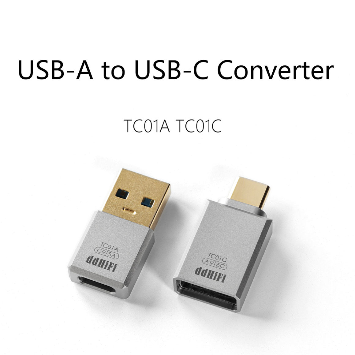  ddHiFi - TC01A USB-A Male to USB-C Female Converter、mySite、merchandisen