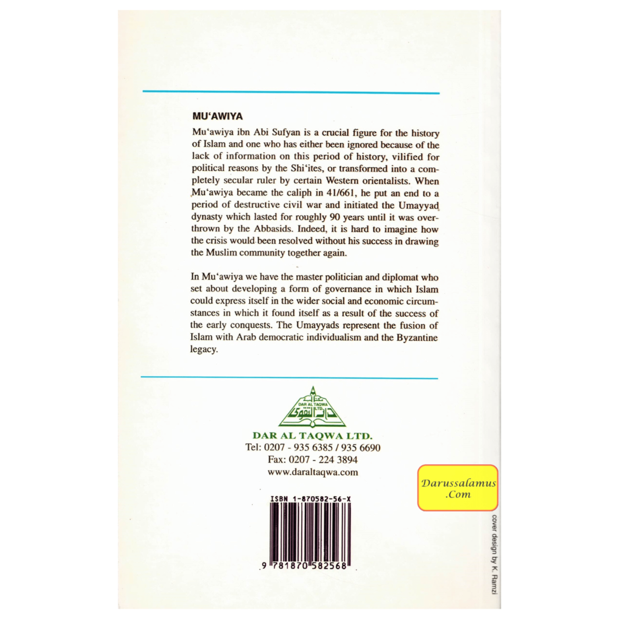 Muawiya Restorer of the Muslim Faith By Aisha Bewley、mySite、topwebapps