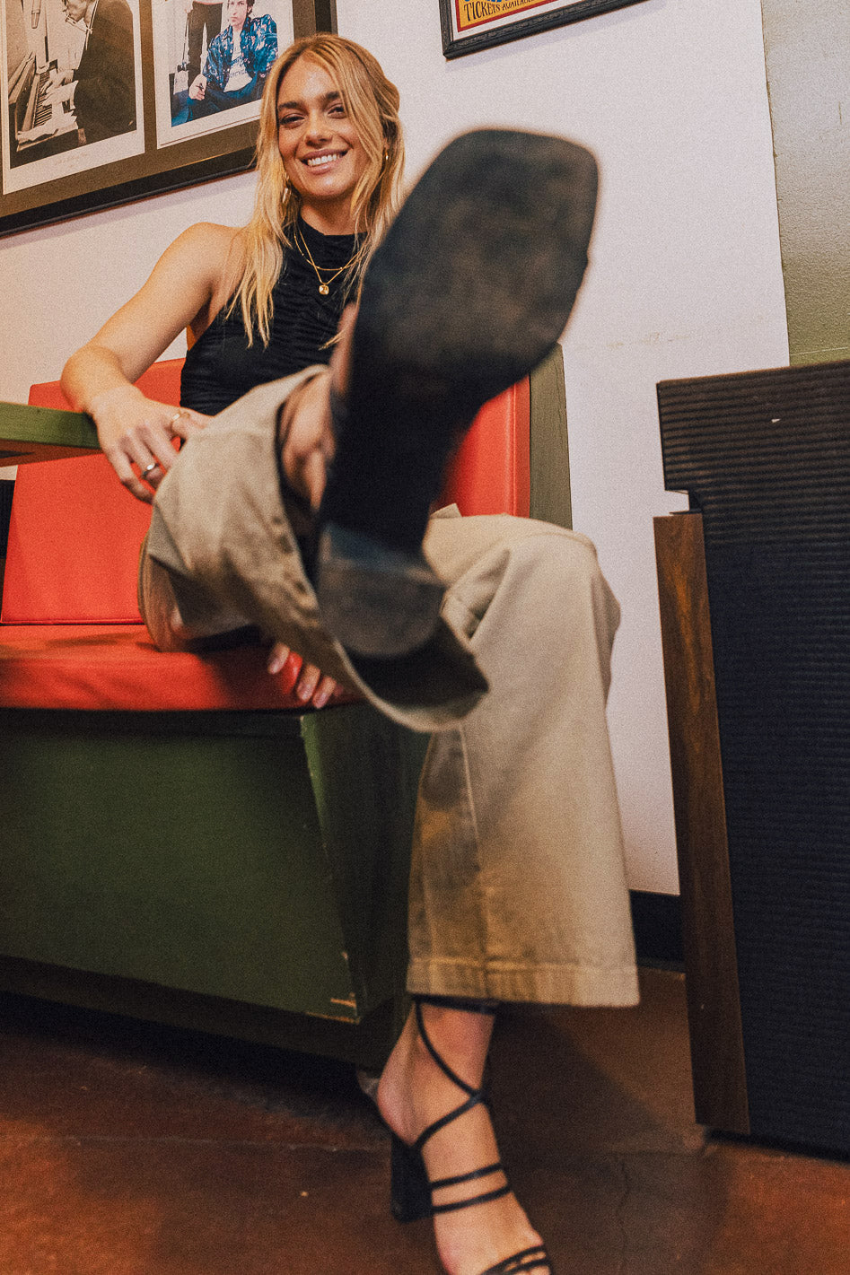  Brinley Lace Up Heels in Black - FINAL SALE、mySite、merchandisen