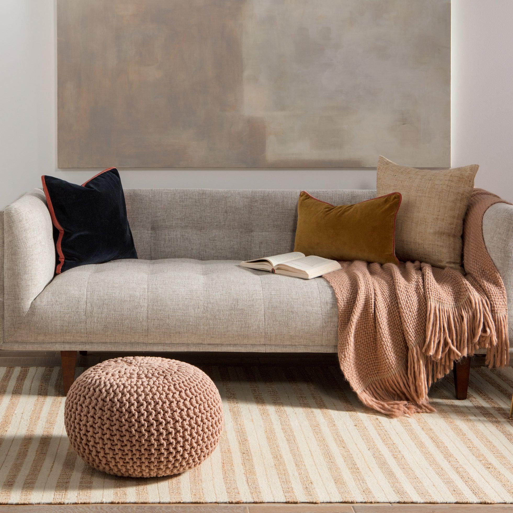 Rey Natural Striped Tan Ivory Area Rug、mySite、gigharbornorthrealestate