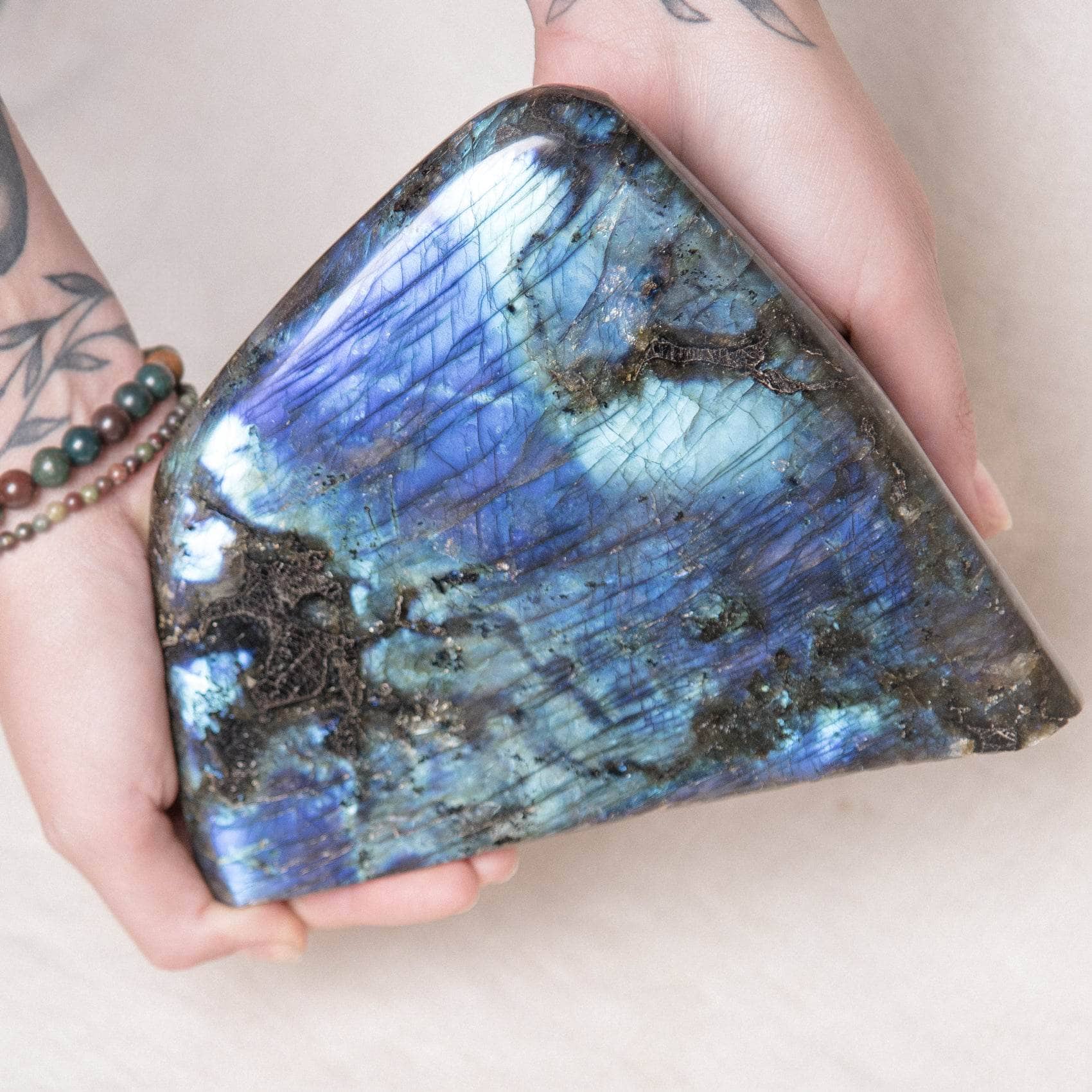 Labradorite Blue Flame Freeform - AAA Premium Quality、mySite、hinf8tx79