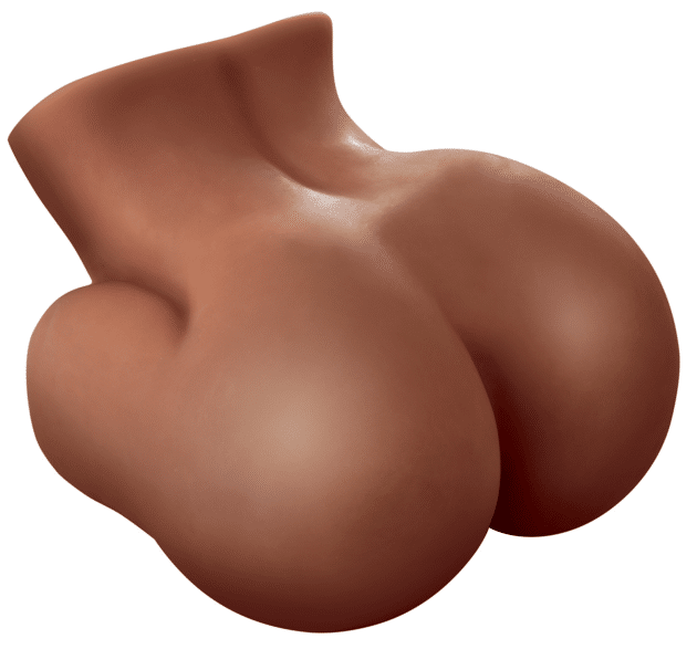 Rimba Bubble Butt Mega Masturbator | Brown | Pussy & Ass | Lifelike | 10 Kg、mySite、bottomscart