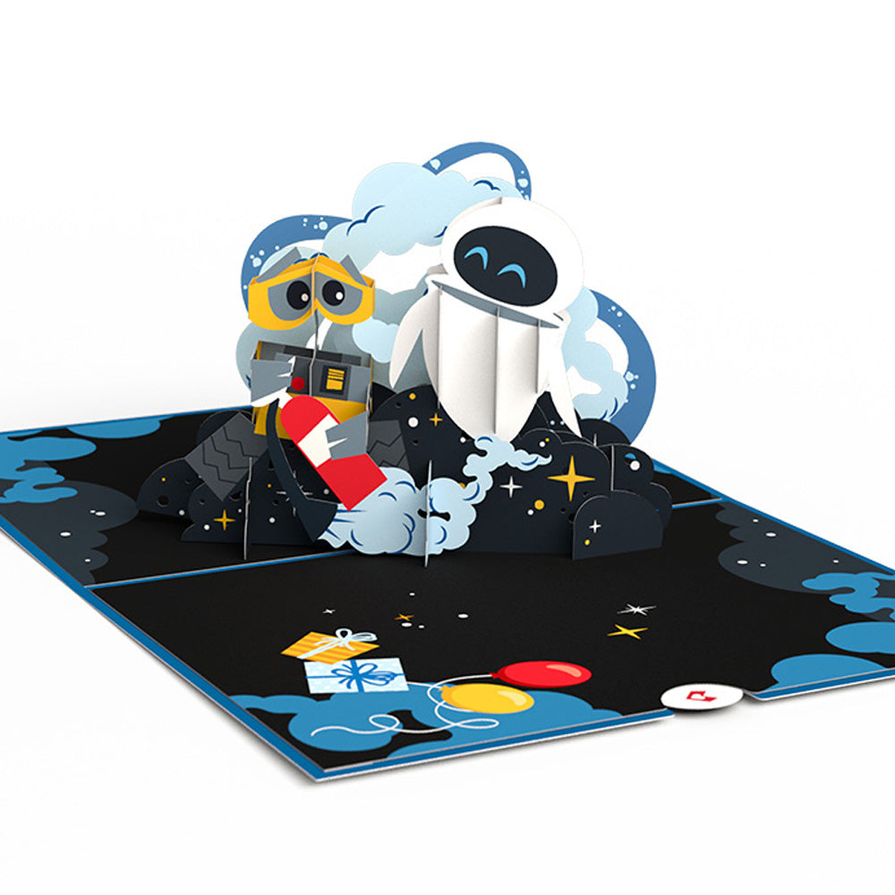 Disney and Pixar’s WALL•E Out Of This World Birthday Pop-Up Card、mySite、solidvoid