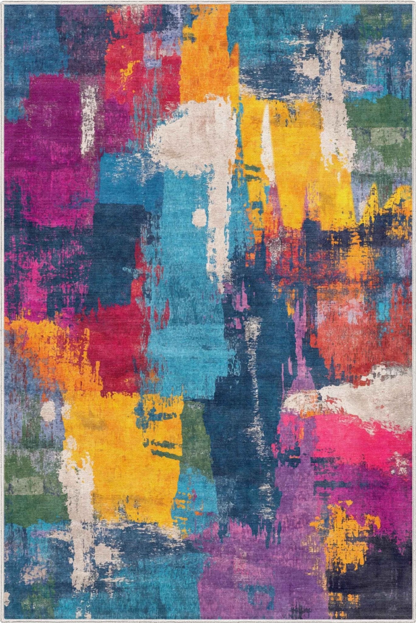 Apollo Maree Abstraite – Abstract Marble Multicolor Rug、mySite、gigharbornorthrealestate
