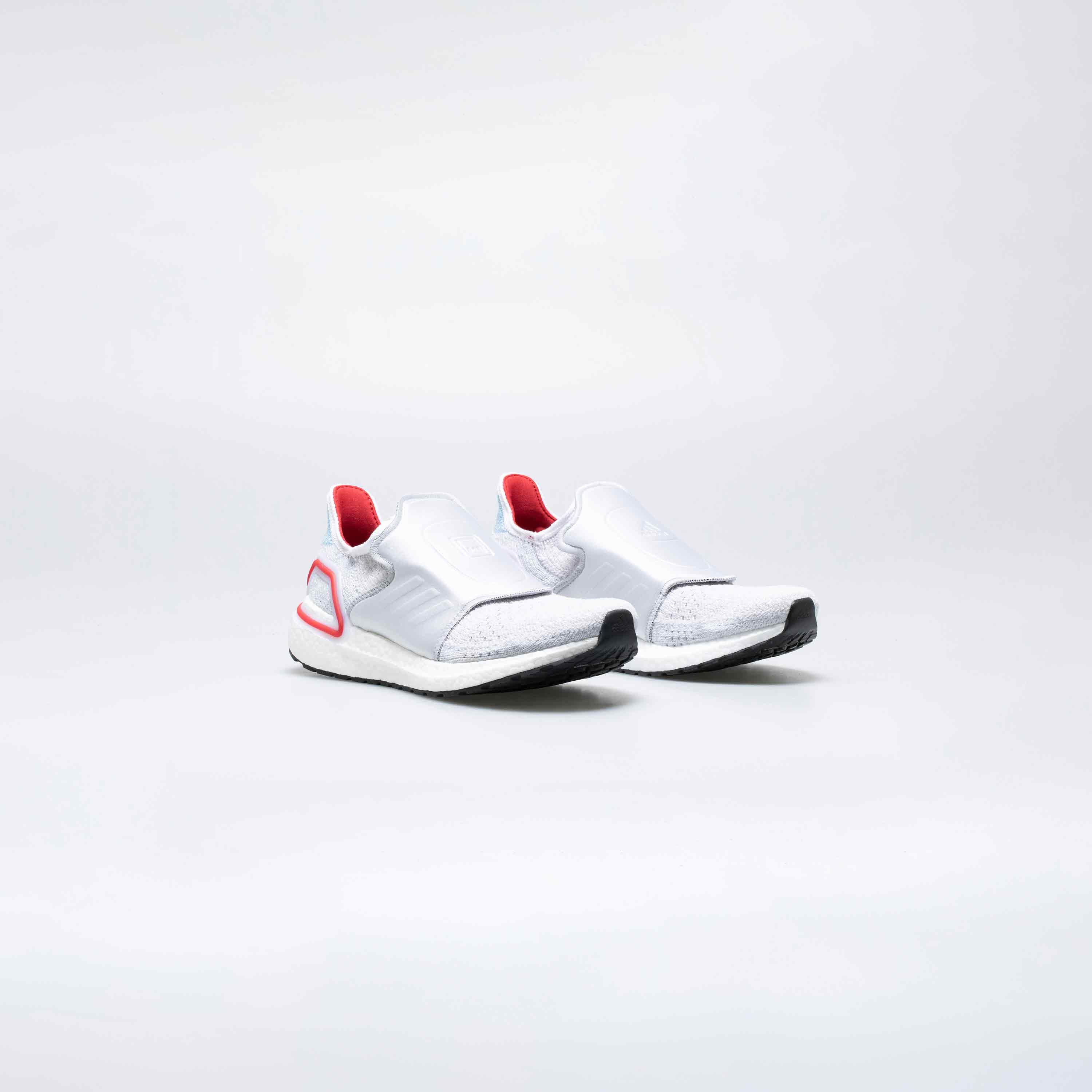 adidas Consortium Ultraboost 19 X Doe Mens Running Shoe - Silver/White- Red、mySite、dreamappss