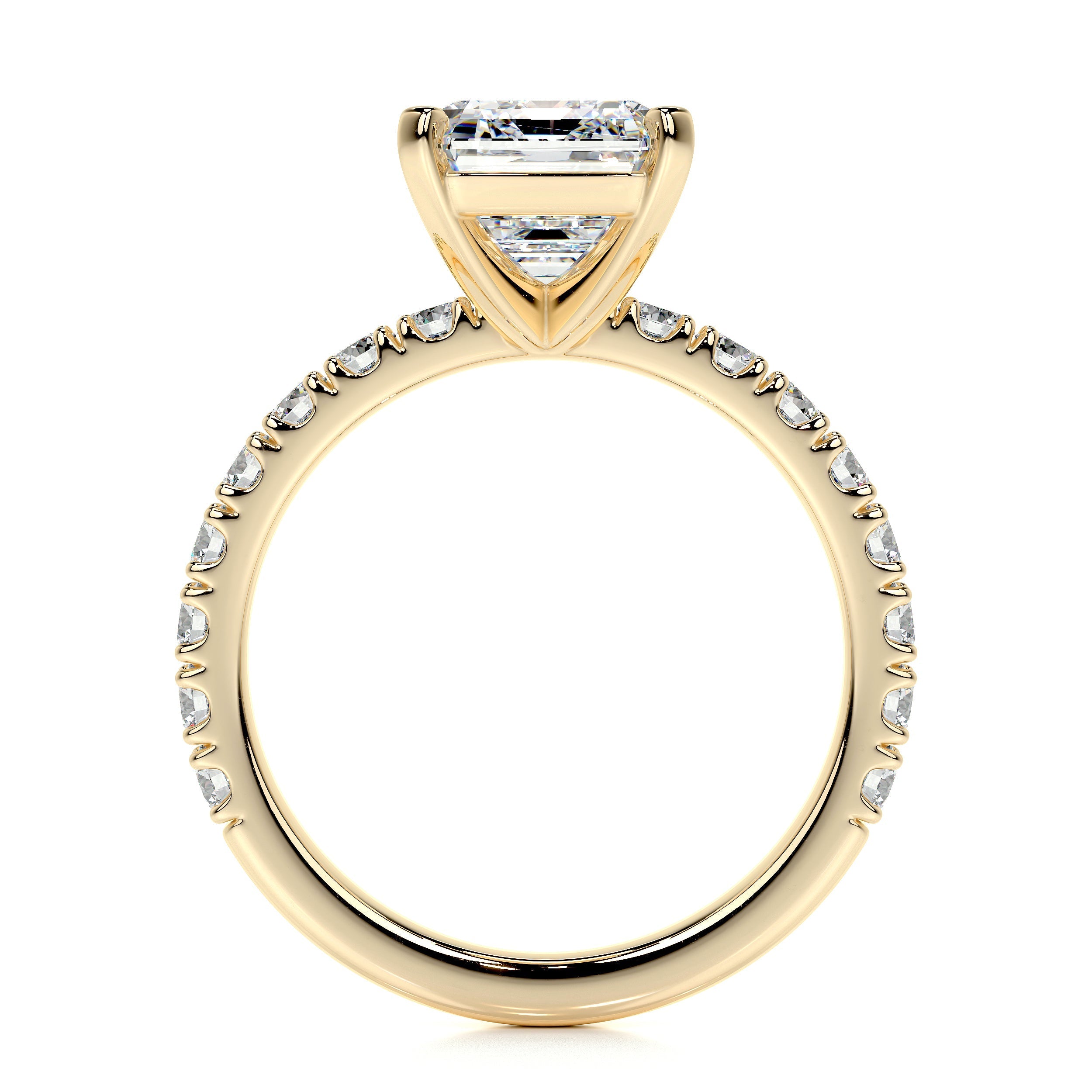 Royal Lab Grown Diamond Ring -18K Yellow Gold (RTS)、mySite、hinf8tx79