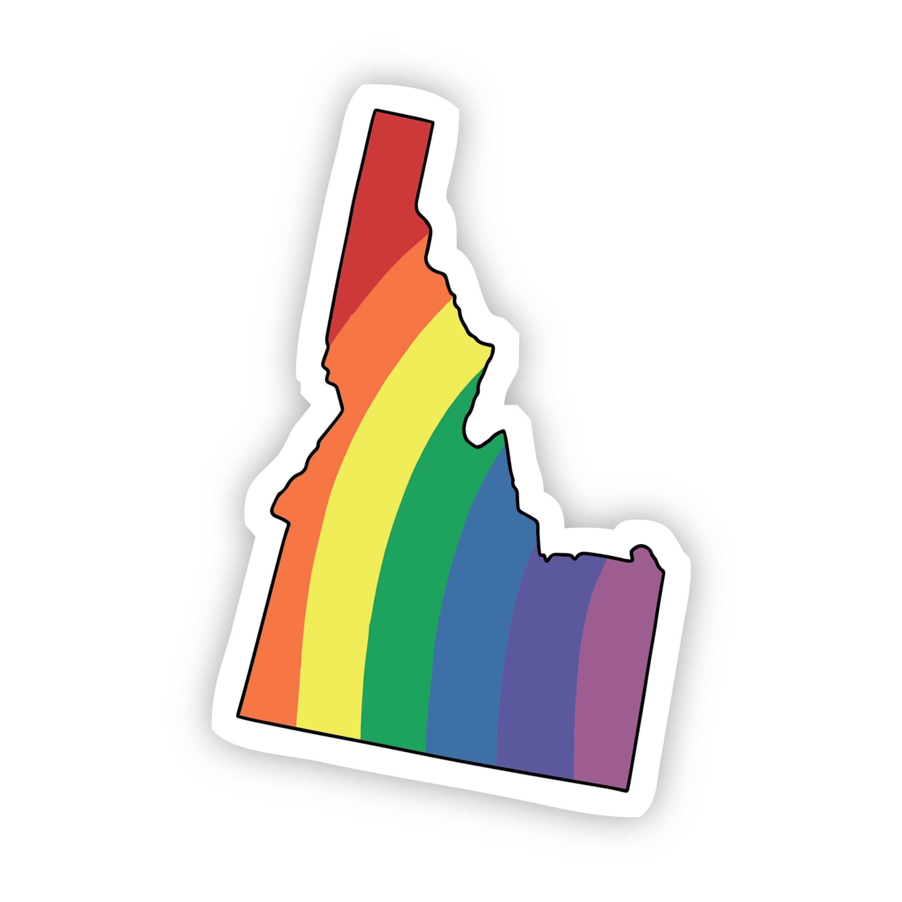  Idaho Rainbow Sticker、mySite、elrpsem3k