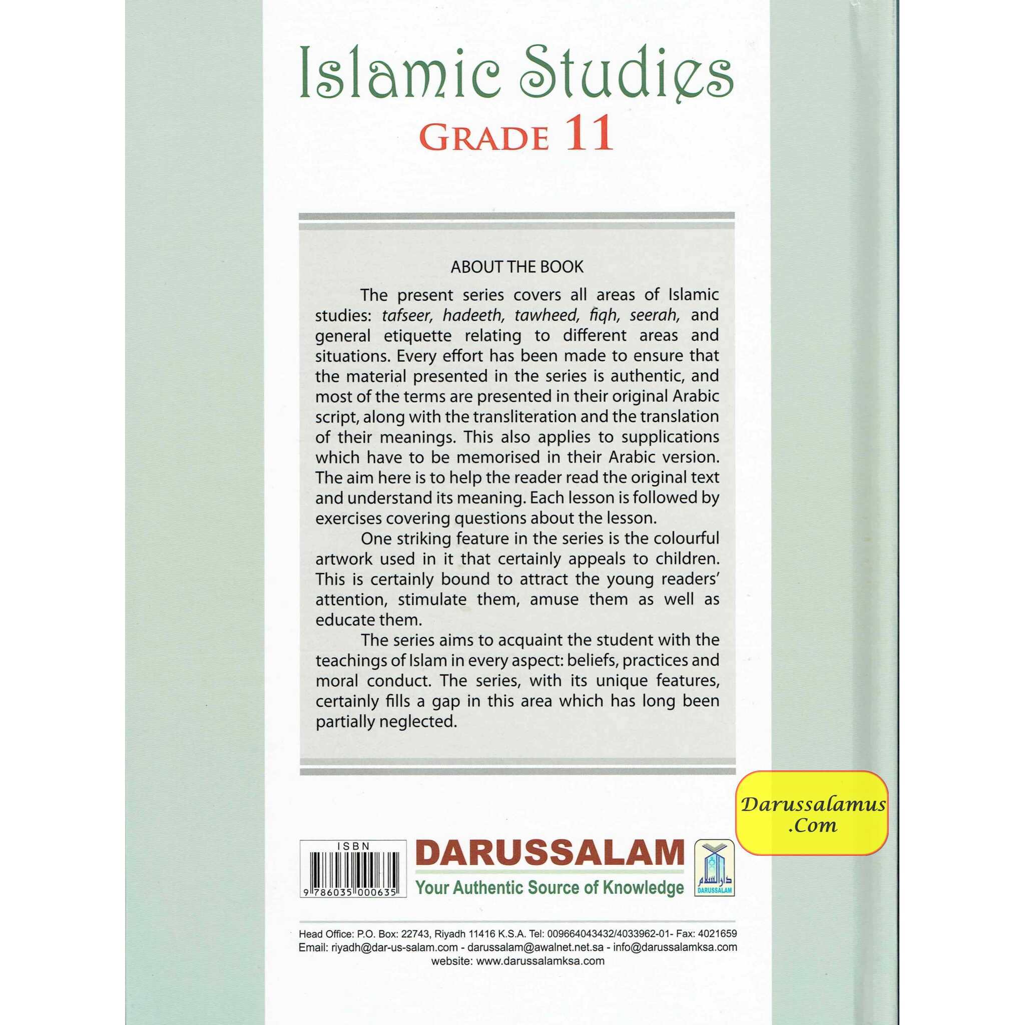 Islamic Studies Grade 11 By Maulvi Abdul Aziz Darussalam Publication1、mySite、topwebapps