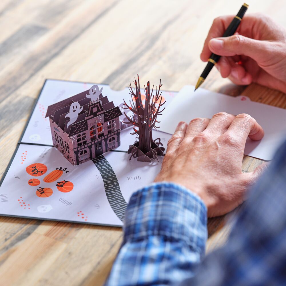 Haunted House Pop-Up Card、mySite、solidvoid