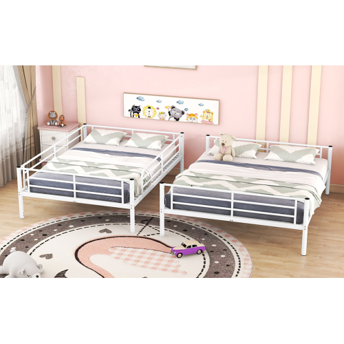 Twin Over Twin Metal Bunk Bed (Black) ( old sku: MF189201BAA )、、casual