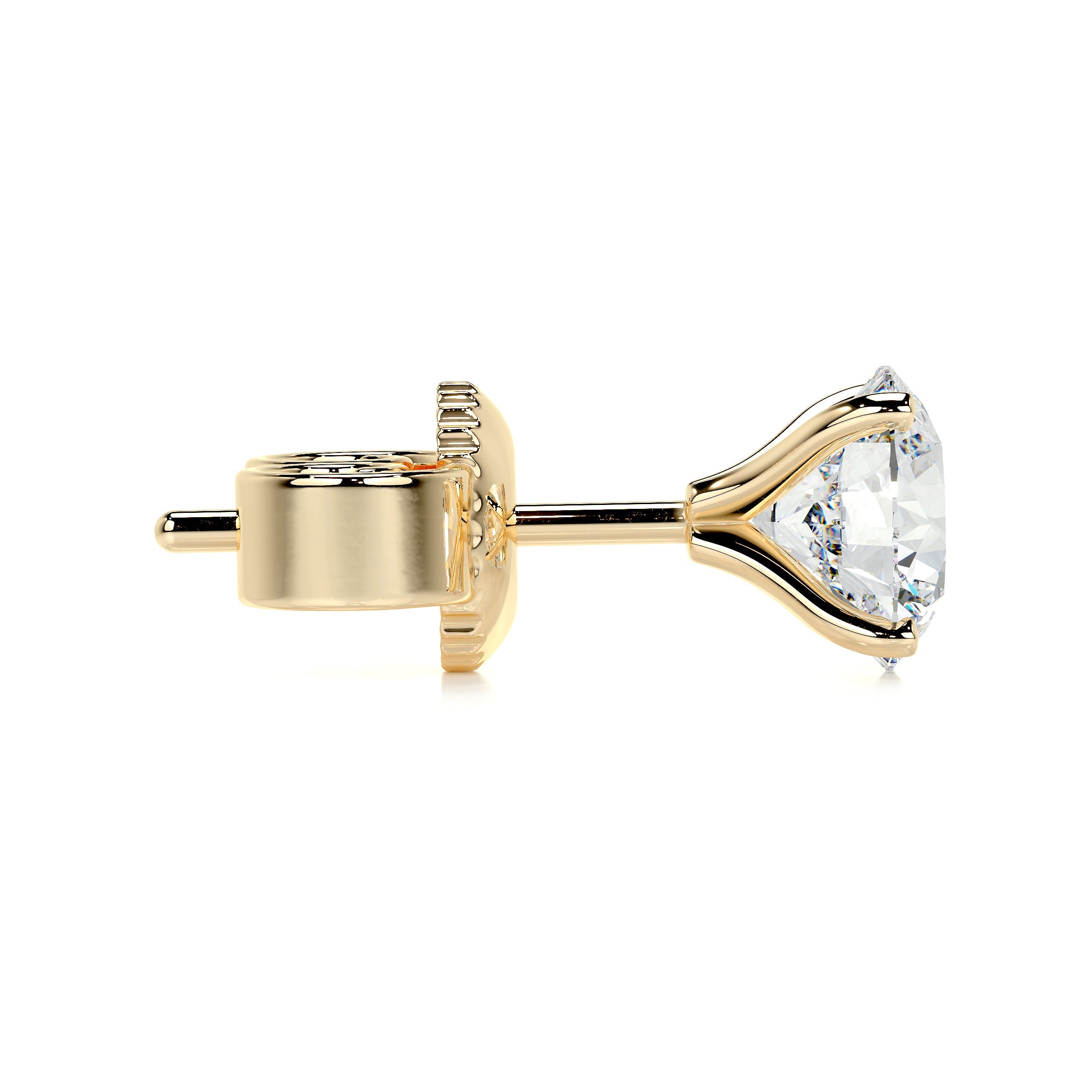 Petit Allen Lab Grown Diamond Earrings -18K Yellow Gold、mySite、hinf8tx79