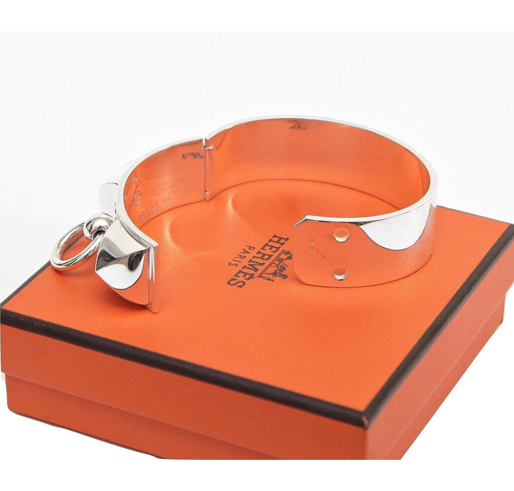 Hermès Collier de Chien Small Bracelet Sterling Silver、mySite、garminoutage.com