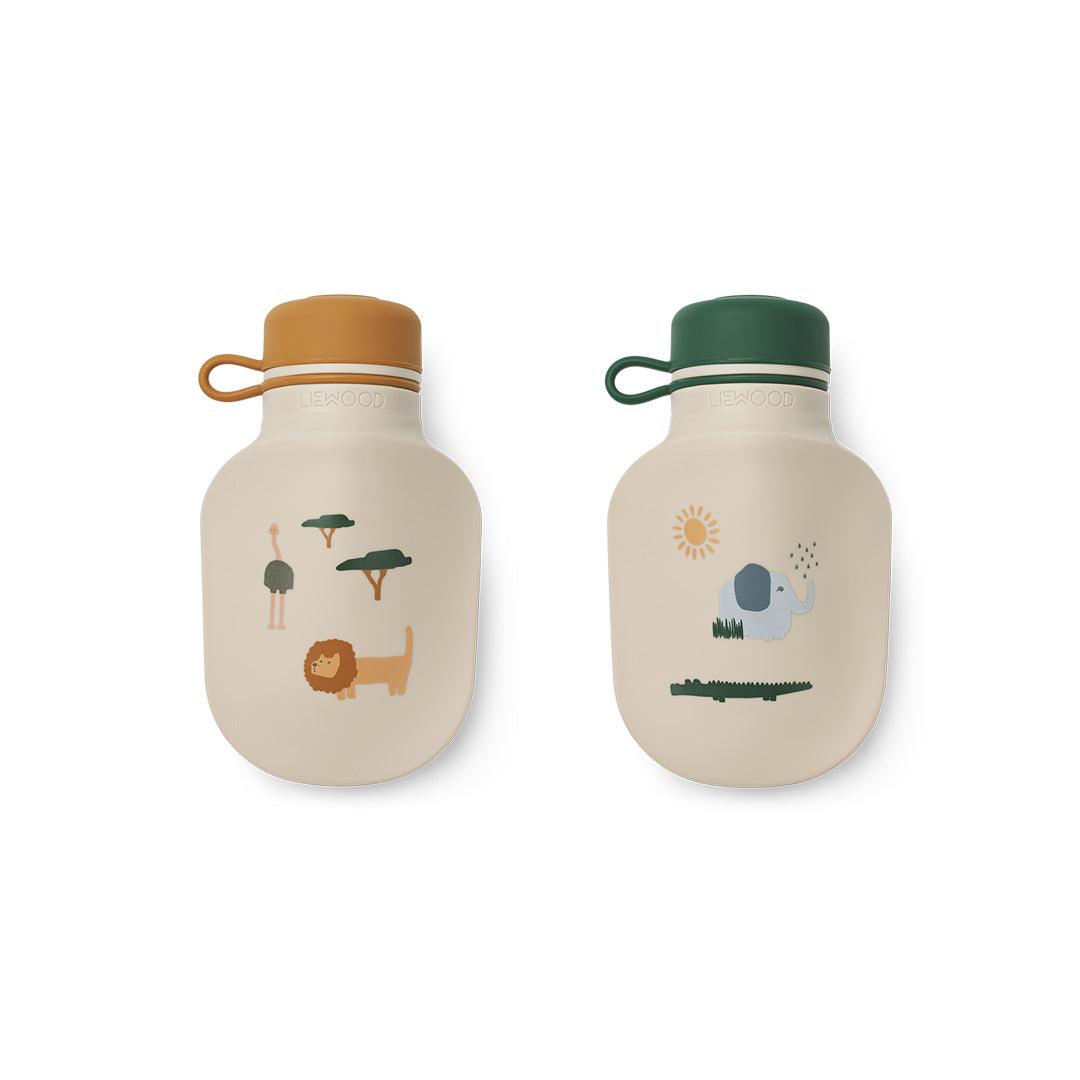  Liewood Lizzie Smoothie Bottle 2-Pack - Safari Sandy Mix、mySite、merchandisen