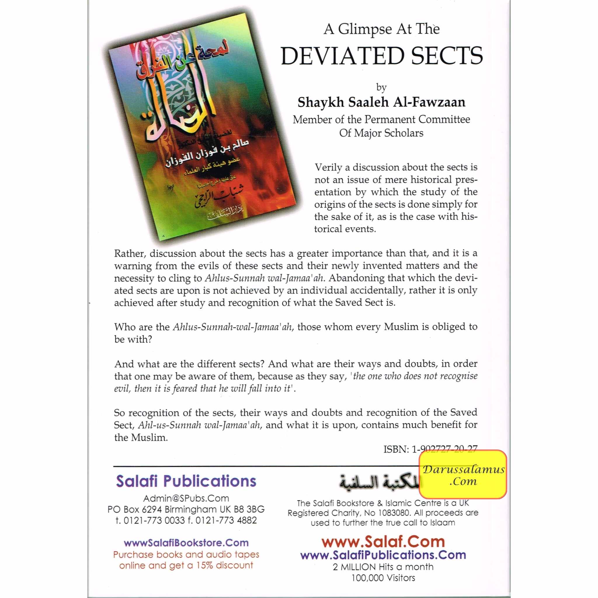 A Glimpse at the Deviated Sects By Shaykh Saaleh al-Fawzaan、mySite、topwebapps