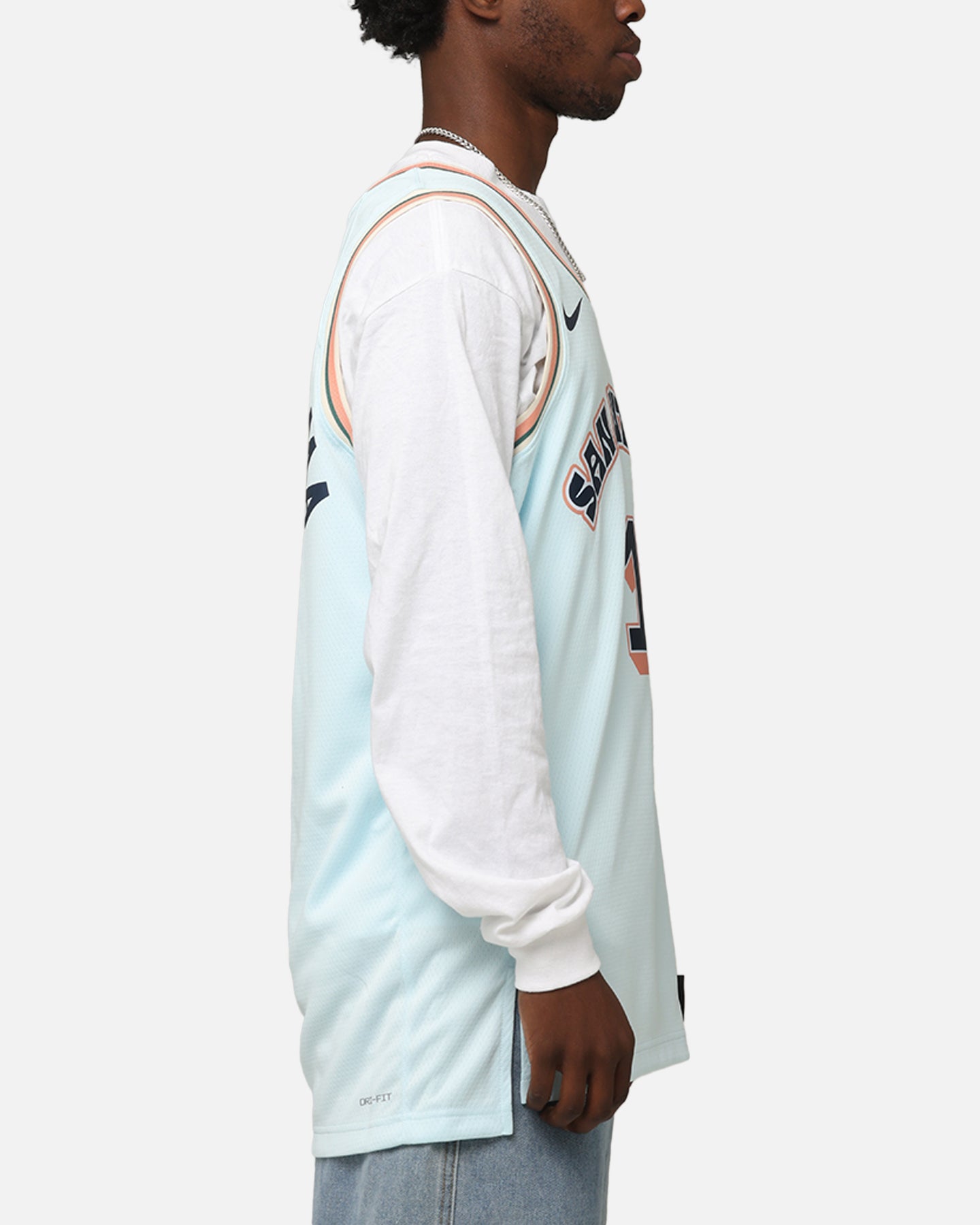 Nike Victor Wembanyama San Antonio Spurs #1 City Edition 2024/25 Nike Dri-Fit NBA Swingman Jersey Blue、mySite、zt4zffjzw