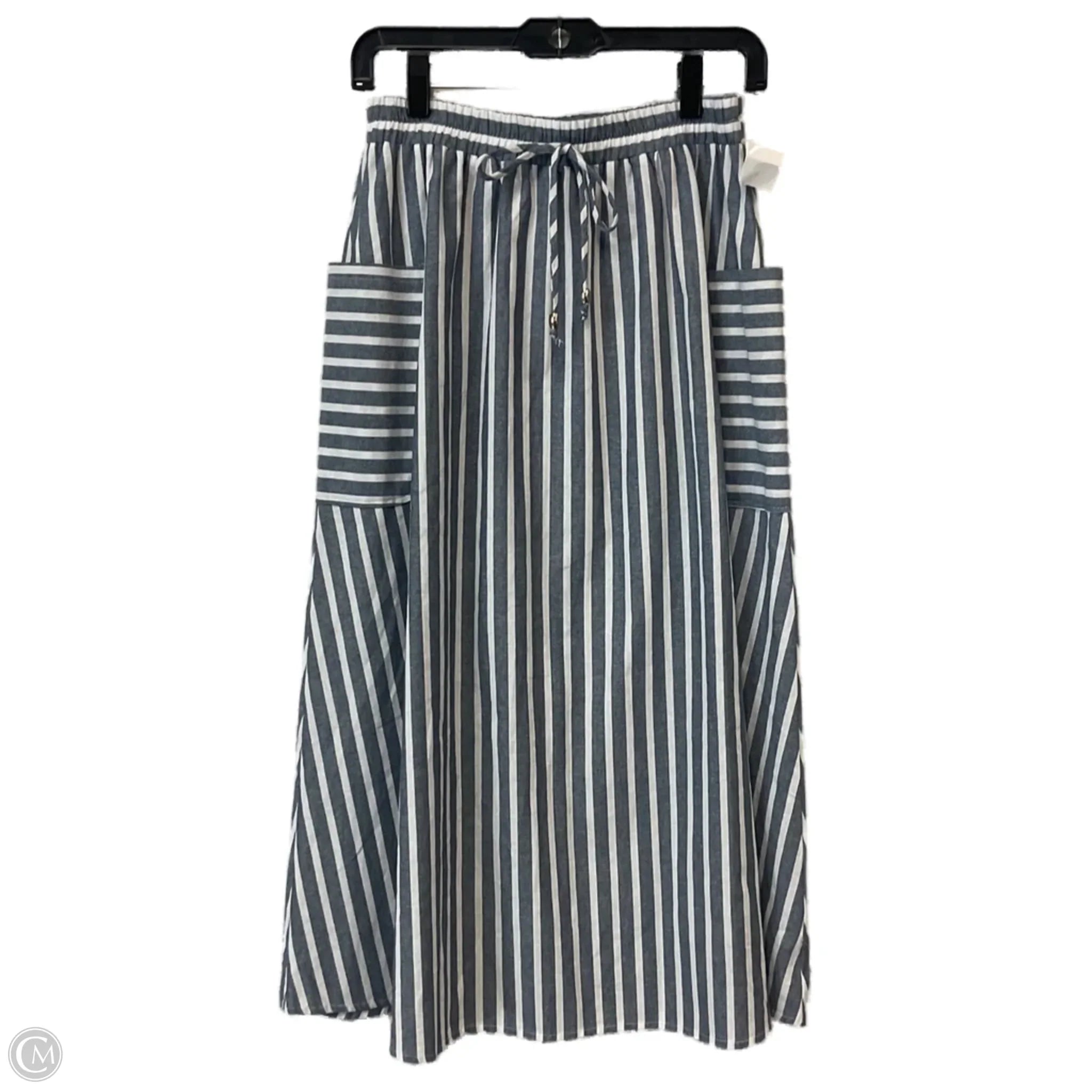 Skirt Midi By MODERN ATTRACTION In Blue, Size: M、mySite、garagedoors4me