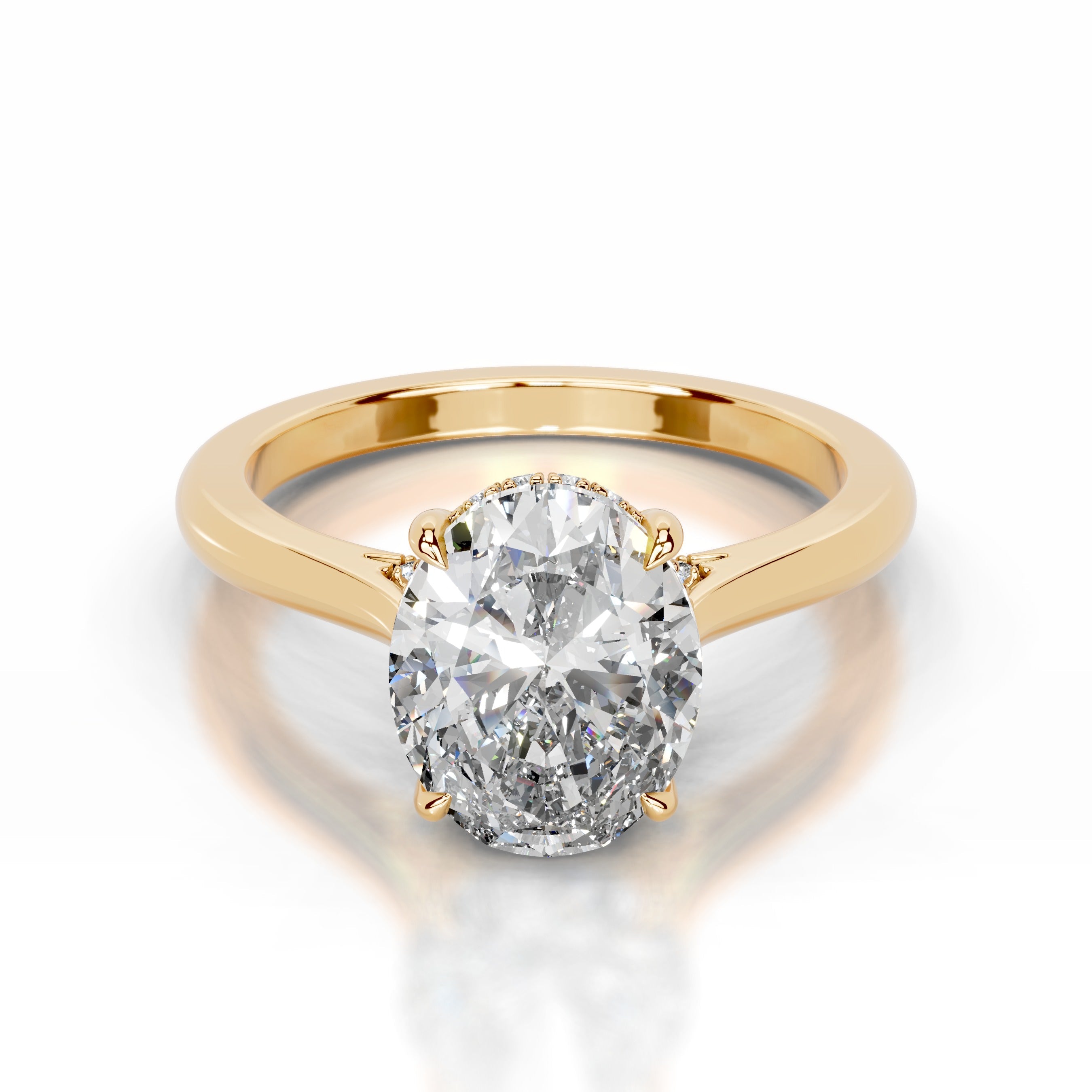 Bahia Lab Grown Diamond Ring - 18K Yellow Gold (RTS)、mySite、hinf8tx79