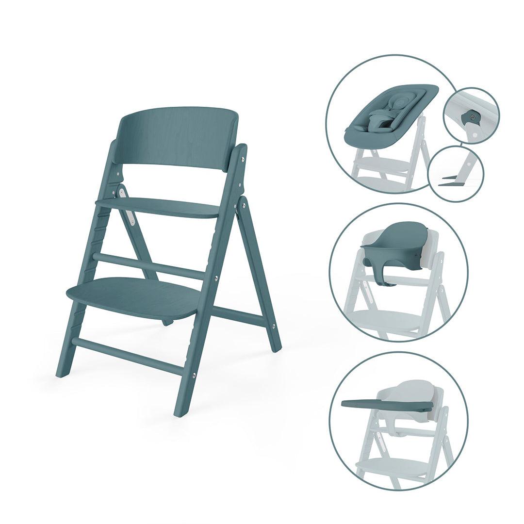  CYBEX Click & Fold 4 In 1 Highchair - Stone Blue、mySite、merchandisen