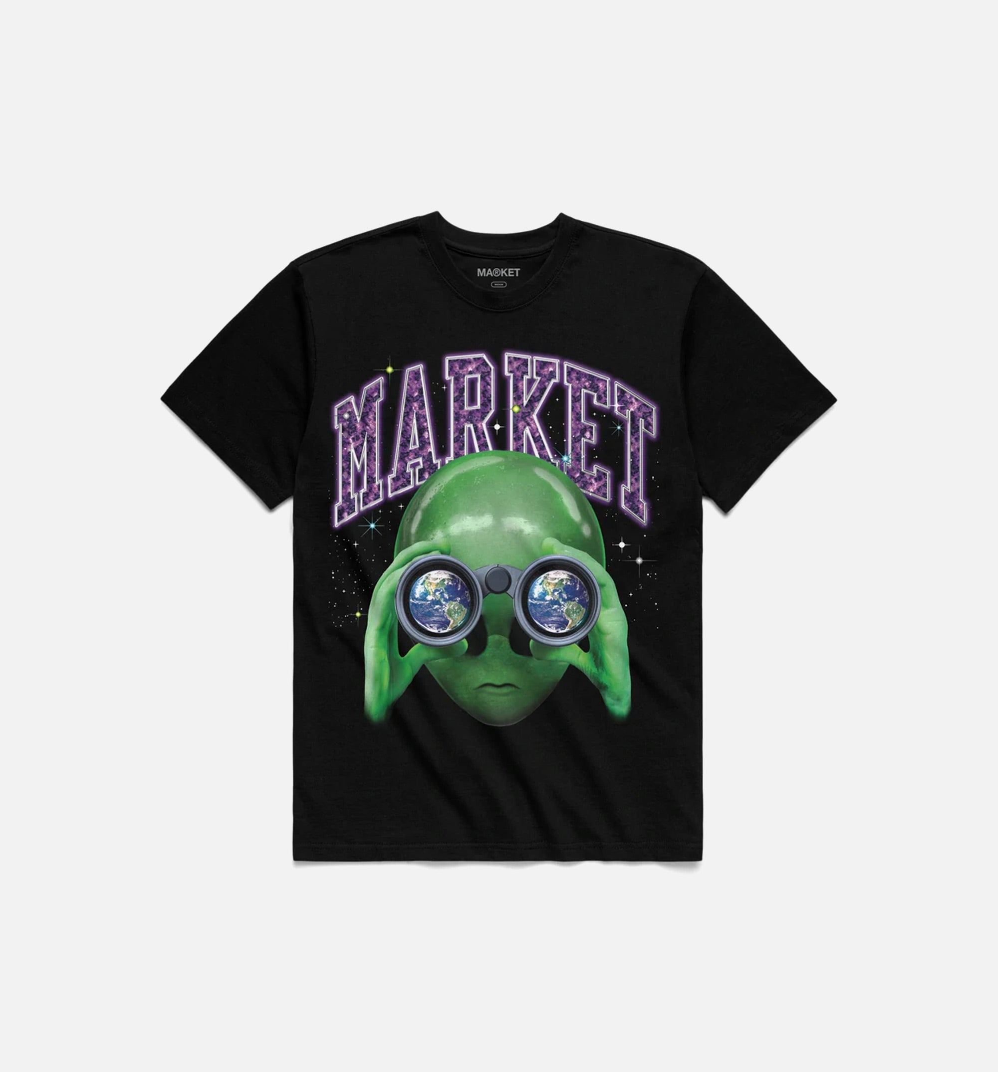 Alien Sightseeing Glow Mens Shirt Sleeve Shirt - Black、mySite、dreamappss