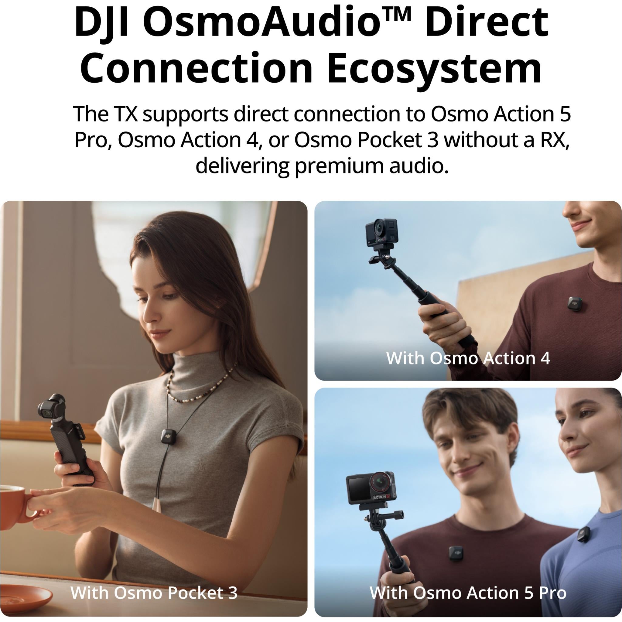DJI Mic Mini (2 TX + 1 RX + Charging Case)、mySite、camillekostekn