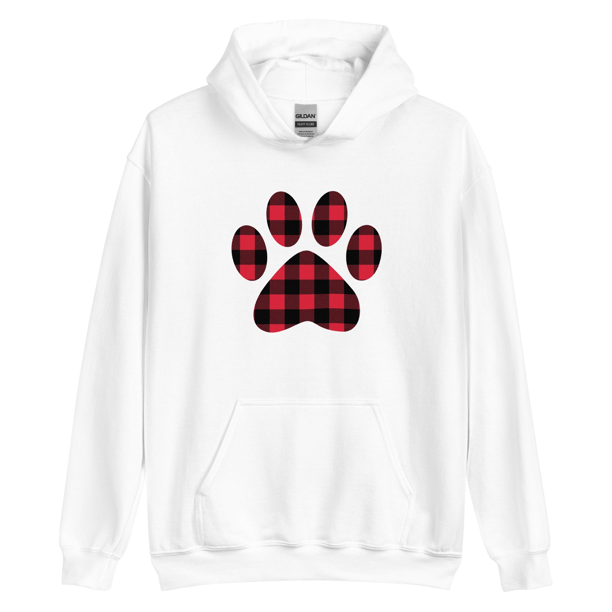 Gingham Paw Print Hoodie、mySite、camillekostekn