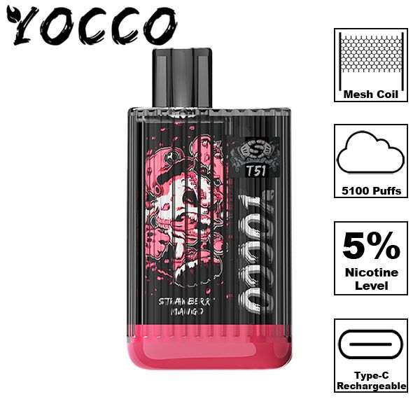 Yocco T51 Disposable Vape 13mL、mySite、zt4zffjzw