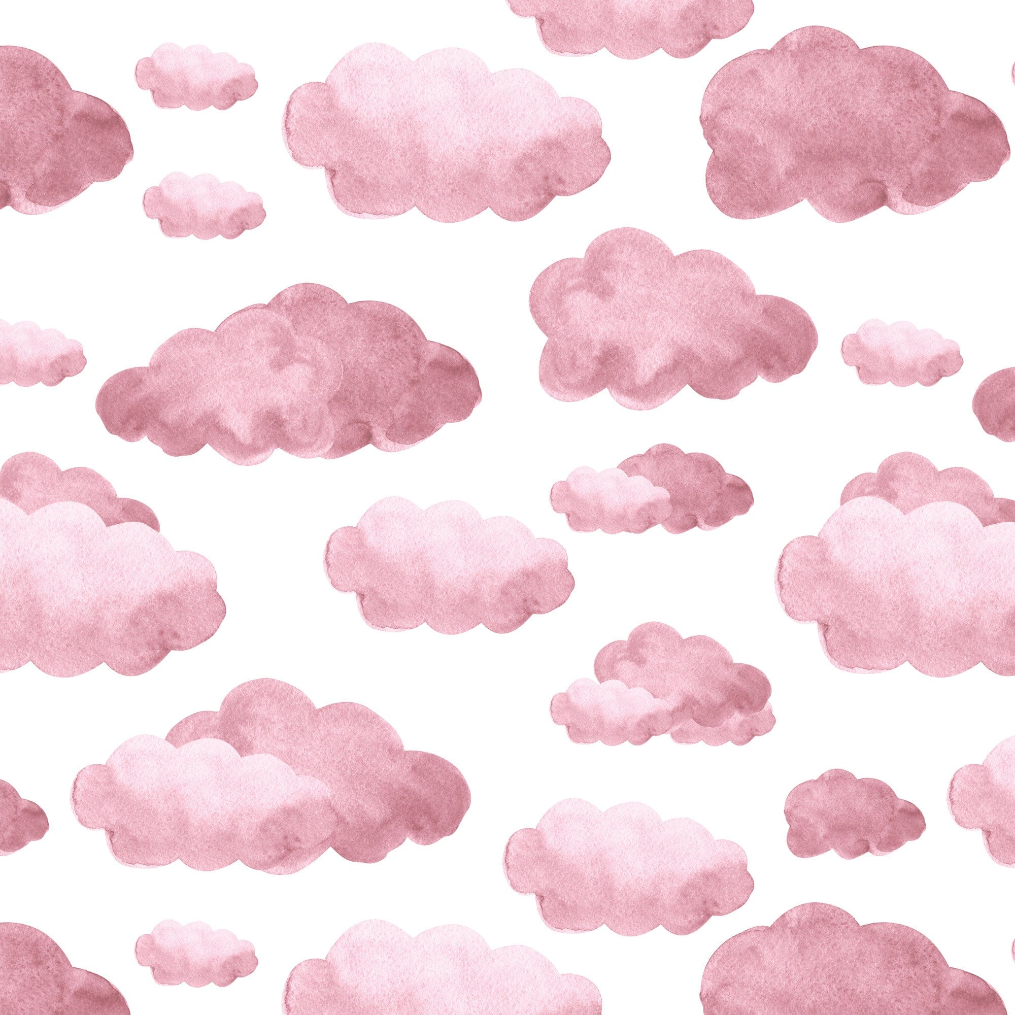  Pink Watercolor Clouds & Moon 12 x12 Paper、mySite、ghnorth