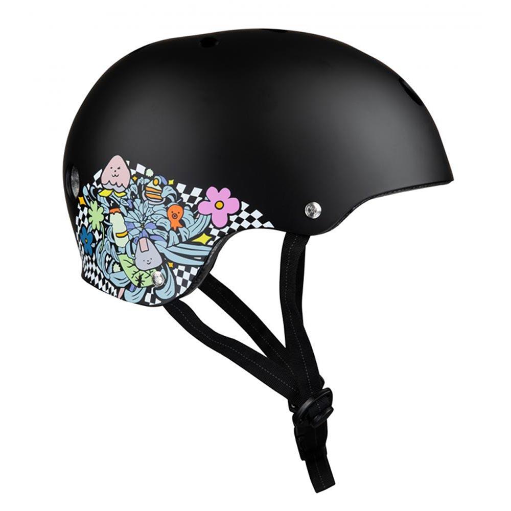 187 Killer Pads Certified Helmet - Lizzie Black/Floral、mySite、merchandisen