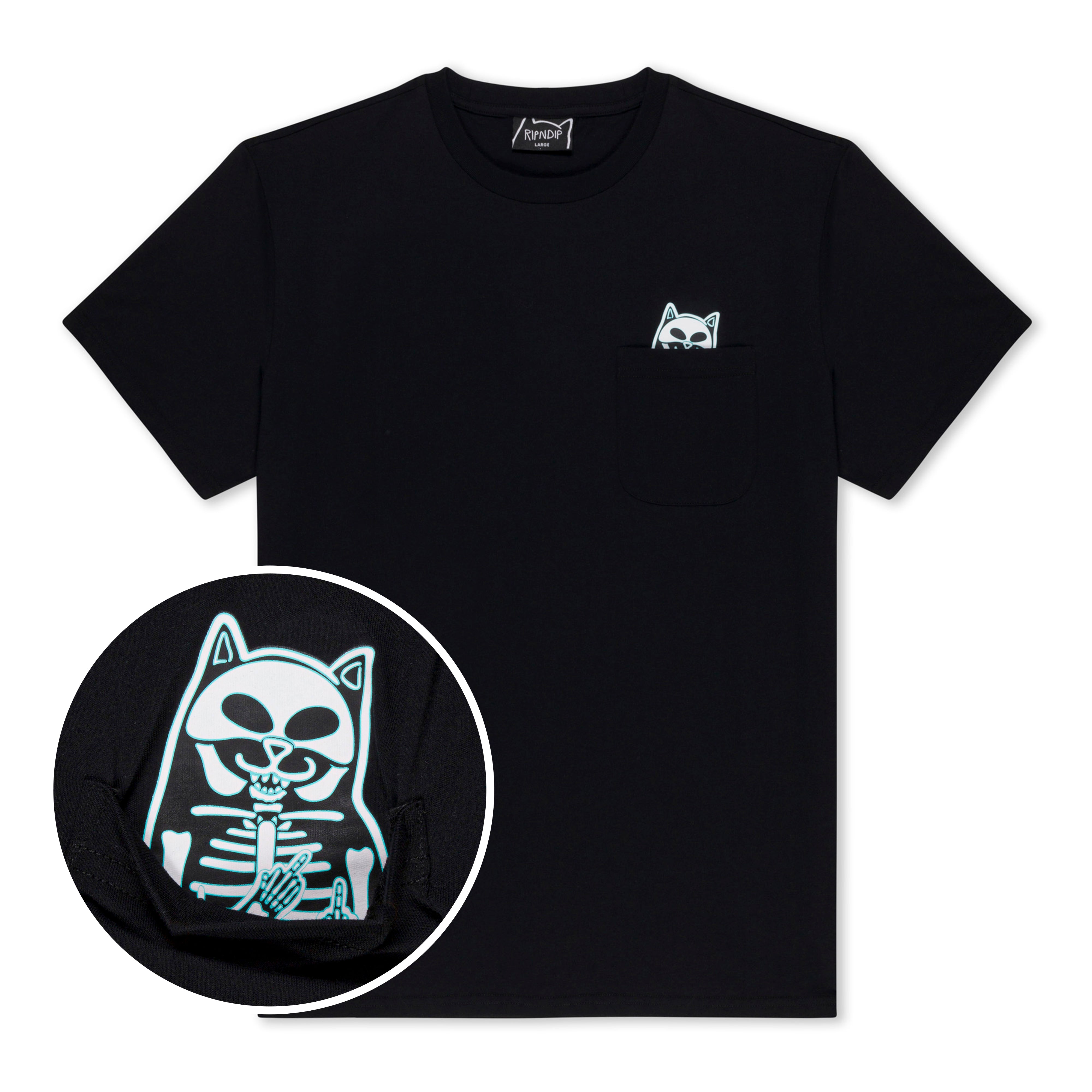  Lord Skelly Pocket Tee (Black)、mySite、merchandisen