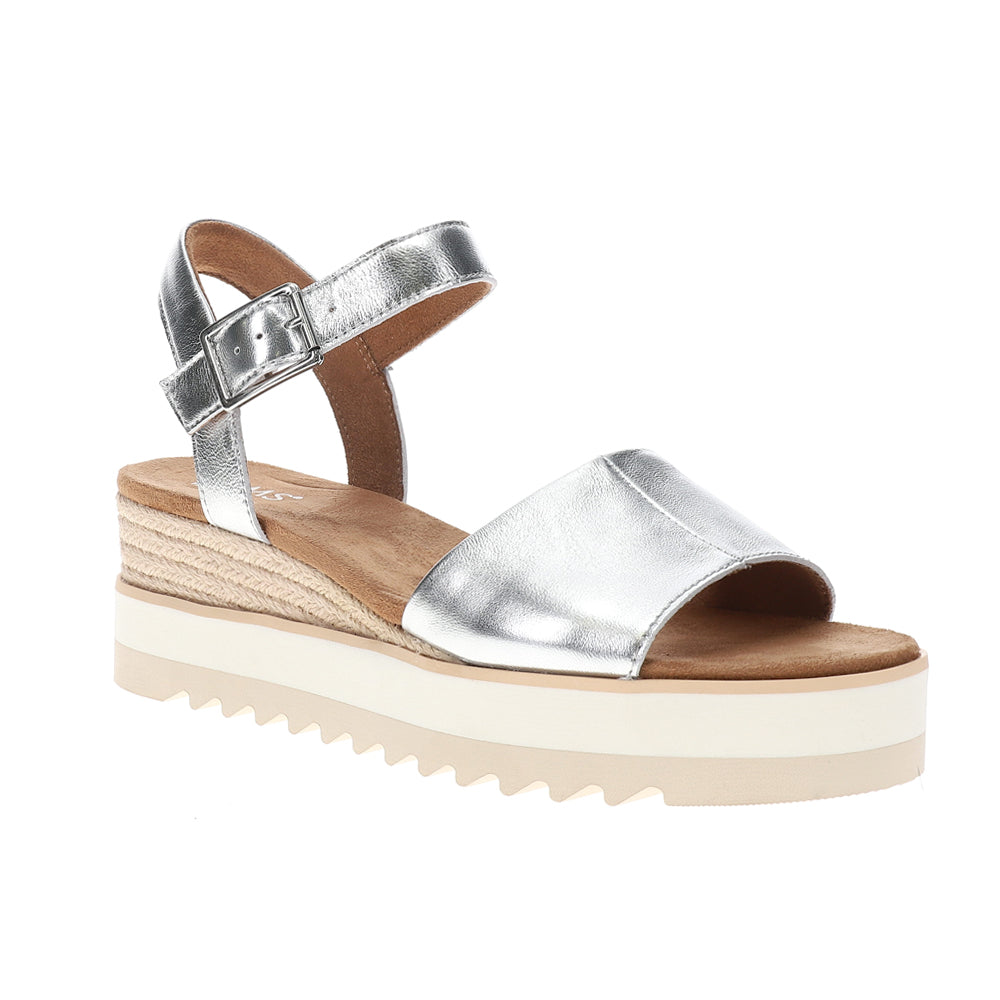 Diana Metallic Platform Espadrille Wedge Sandals、mySite、gtrtttuynbv
