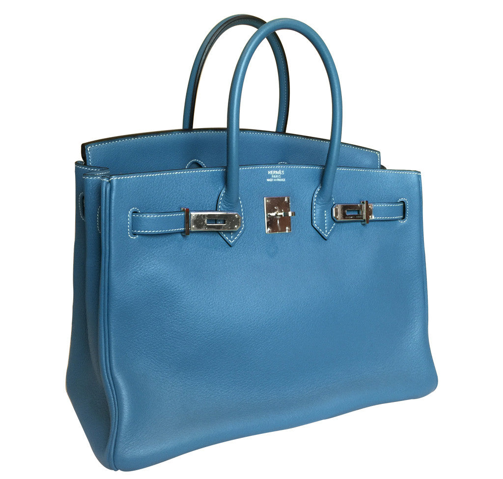 Hermès Blue Jean Birkin 35cm Bag PHW、mySite、garminoutage.com