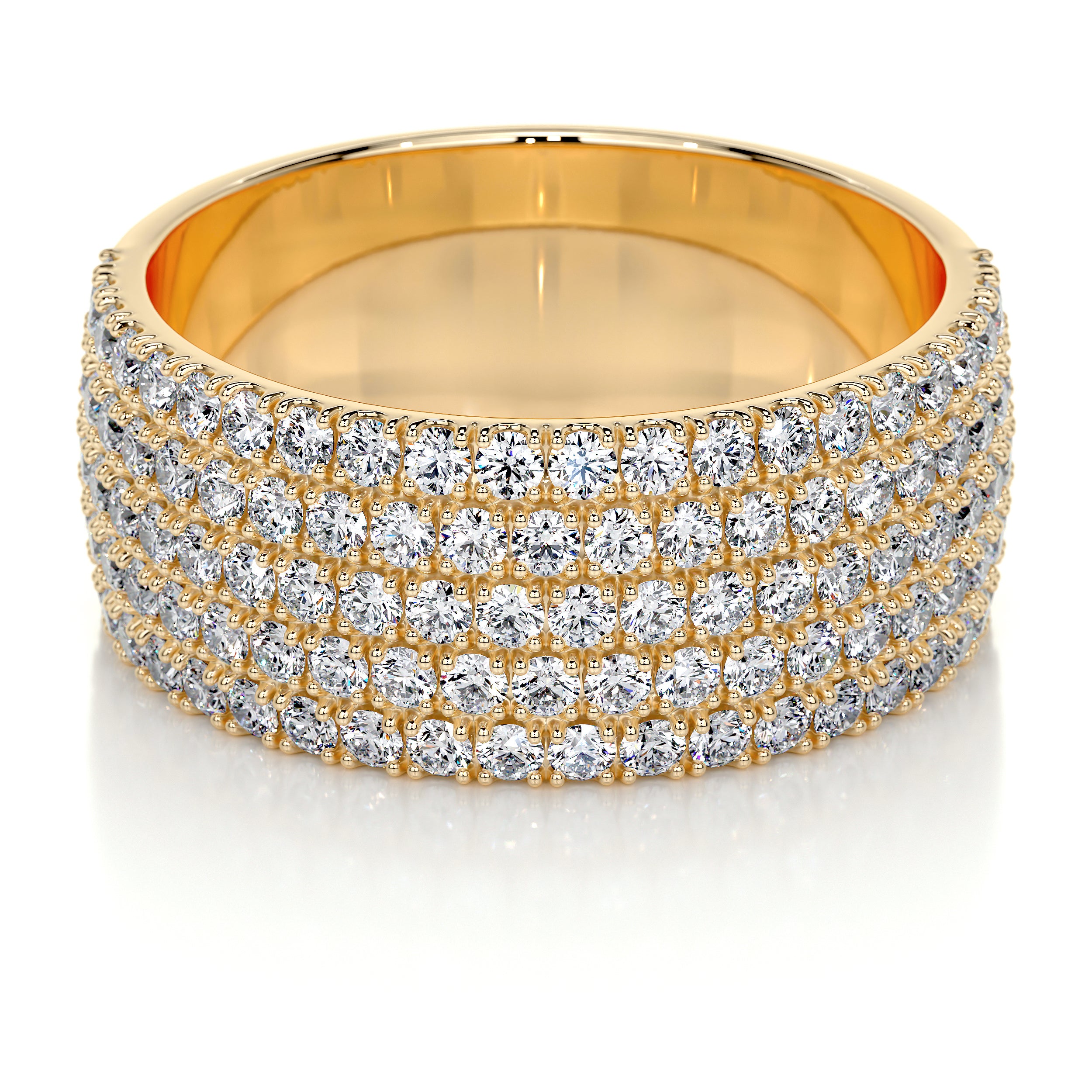 Dakota Lab Grown Diamond Wedding Ring (1.2 Carat) -18K Yellow Gold、mySite、hinf8tx79