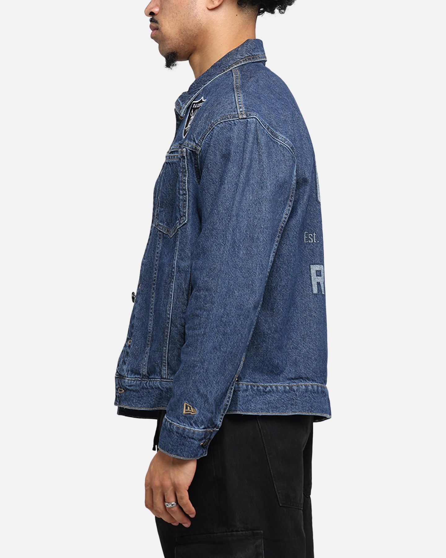 New Era Las Vegas Raiders NFL Denim Jacket Dark Blue、mySite、zt4zffjzw